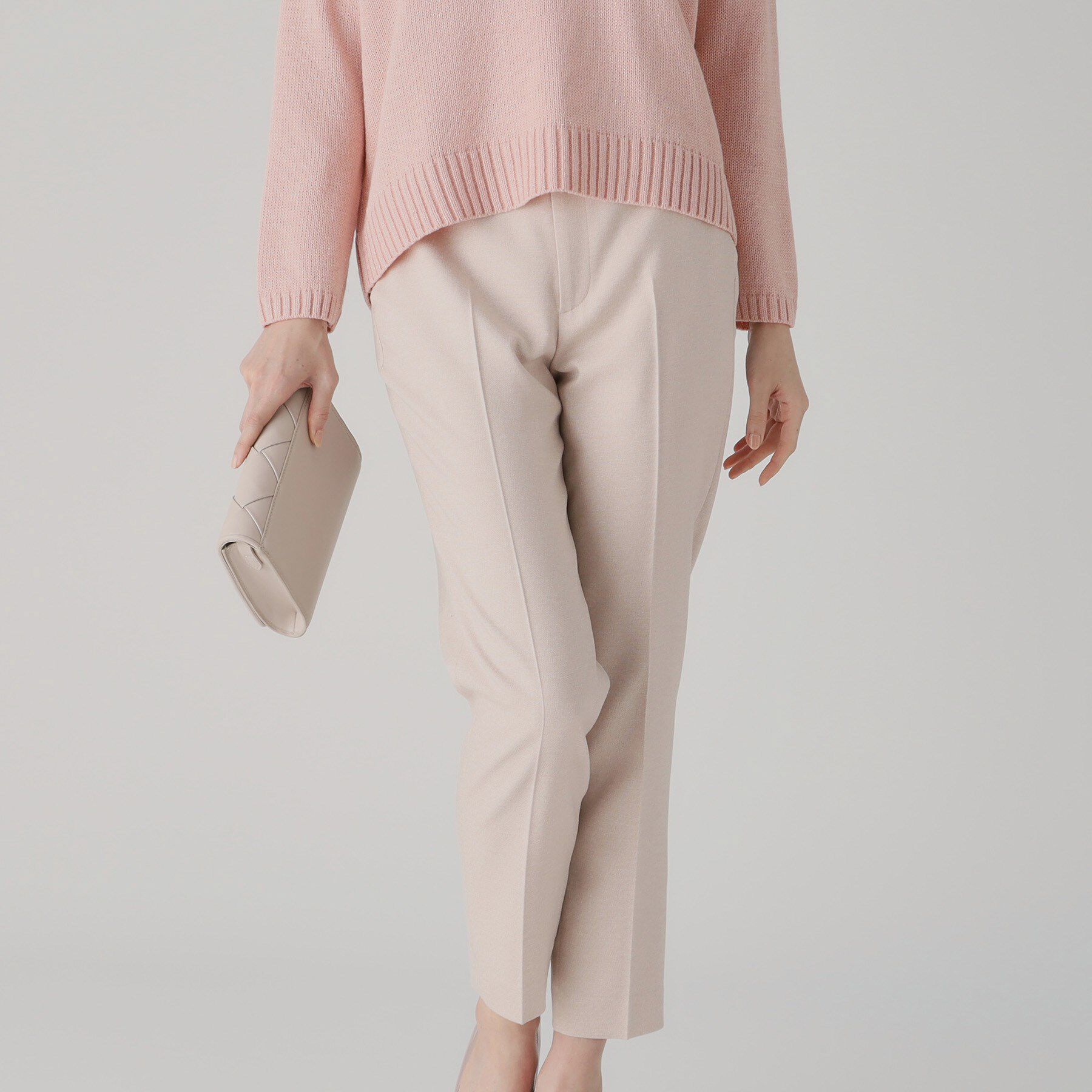 COUP DE CHANCE「【洗える／日本製】テーパードパンツ」|その他|グレージュ(450)