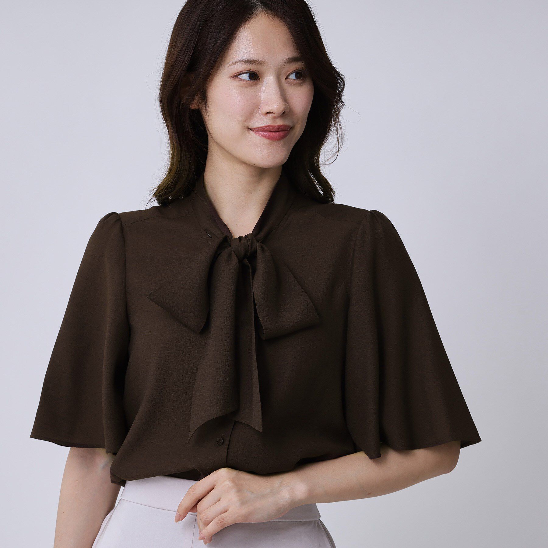 COUP DE CHANCE「【手洗い可／日本製】ボウタイブラウス」|シャツ・ブラウス|