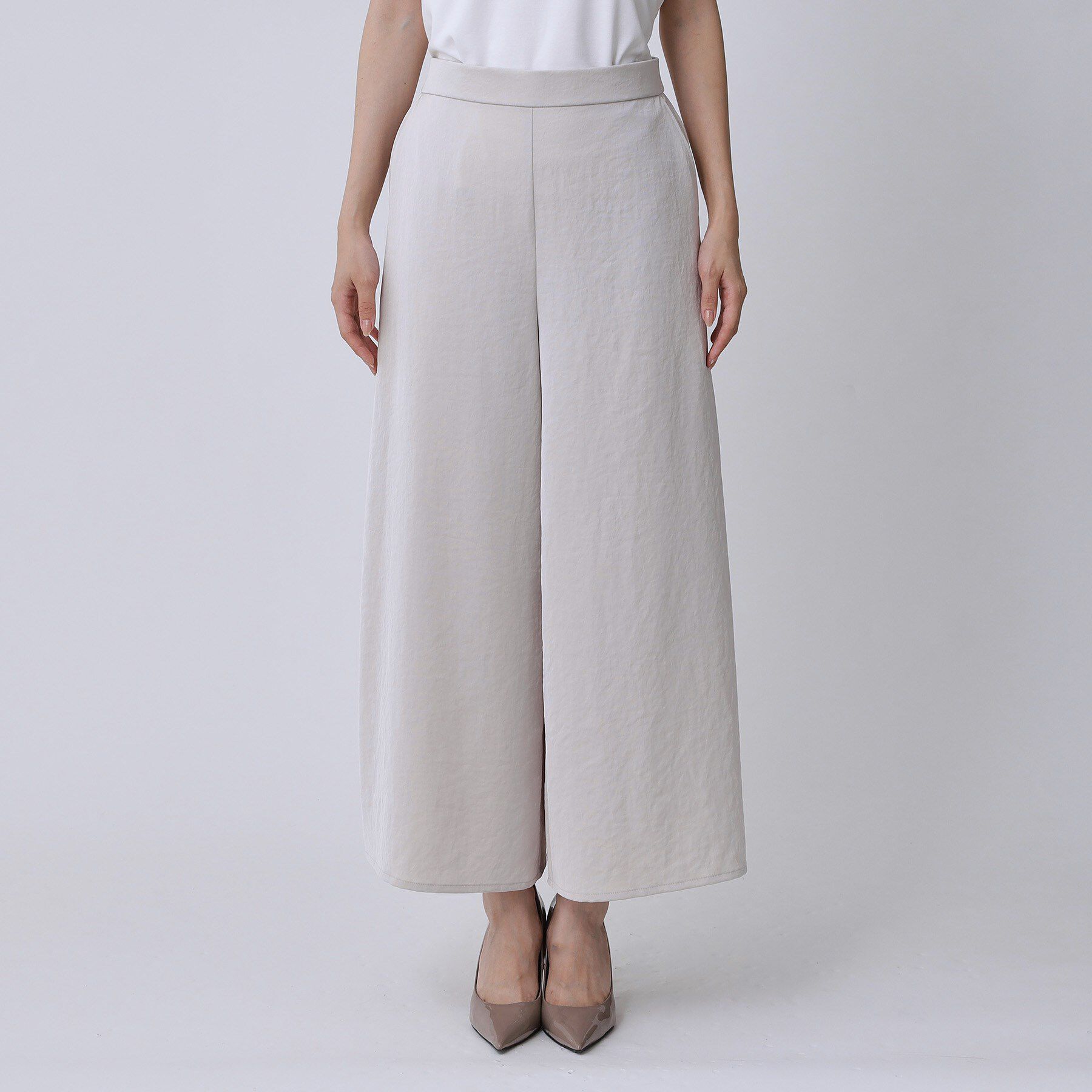 COUP DE CHANCE「【手洗い可／日本製】サイドスリット入りワイドパンツ」|その他|