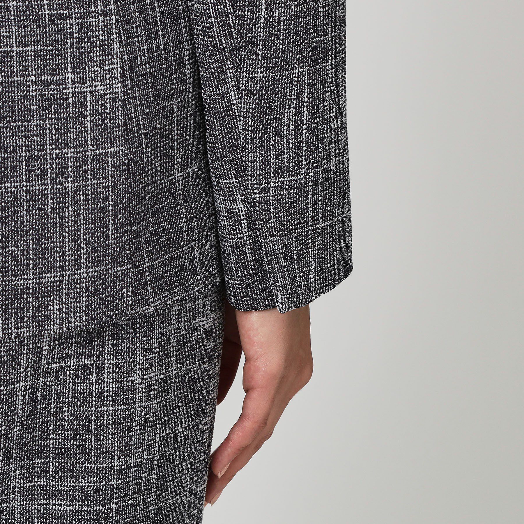 COUP DE CHANCE「【手洗い可／日本製／裏無し／セットアップ可】ツィード見えノーカラージャケット」|ノーカラージャケット|