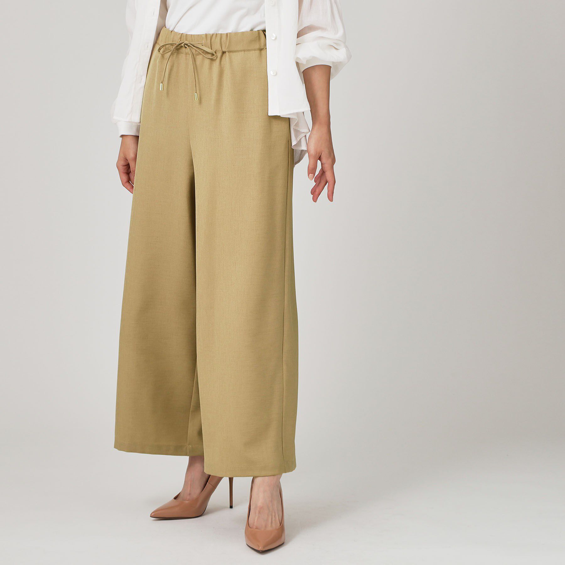 COUP DE CHANCE「【手洗い可／ウエストゴム】ストレートワイドのイージーパンツ」|その他|