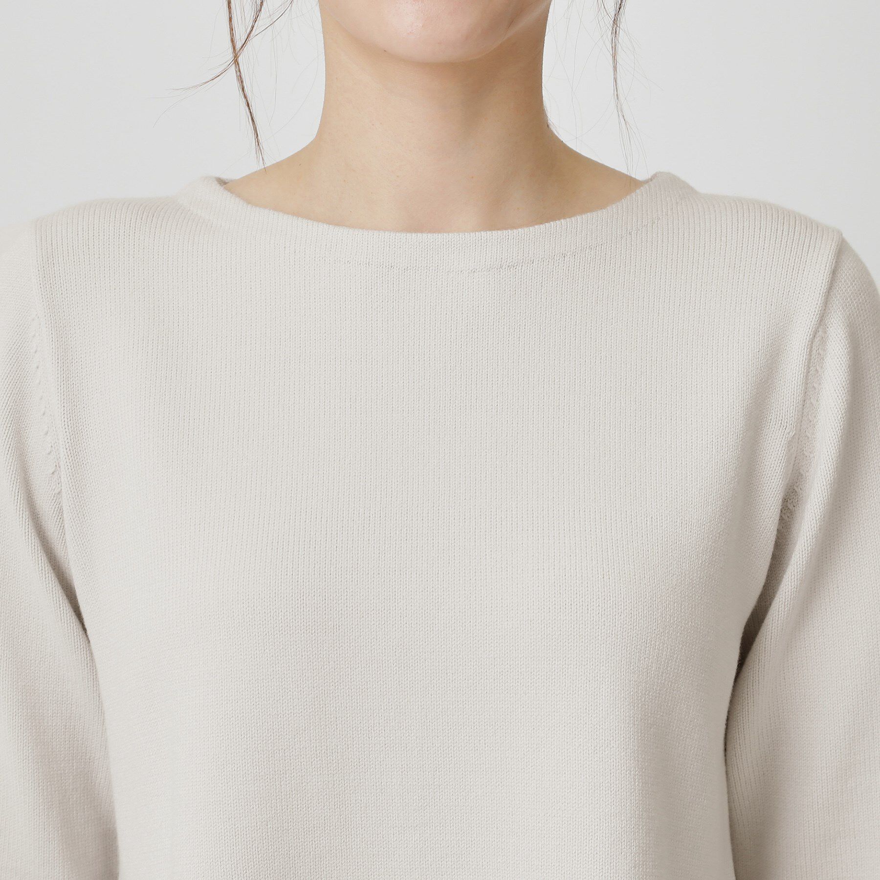 COUP DE CHANCE「【手洗い可】ラメフェザーデザイン ニットトップス」|ニット・セーター|