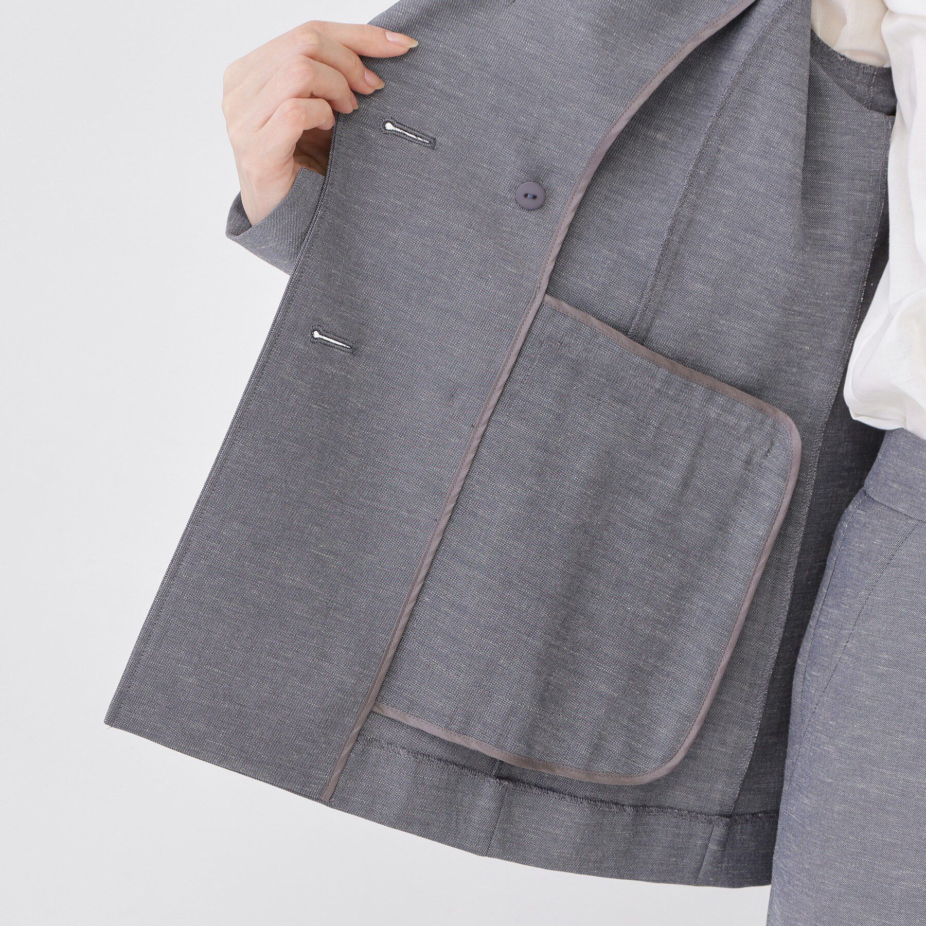 COUP DE CHANCE「【手洗い可/日本製/セットアップ可】ダブルジャケット」|テーラードジャケット|