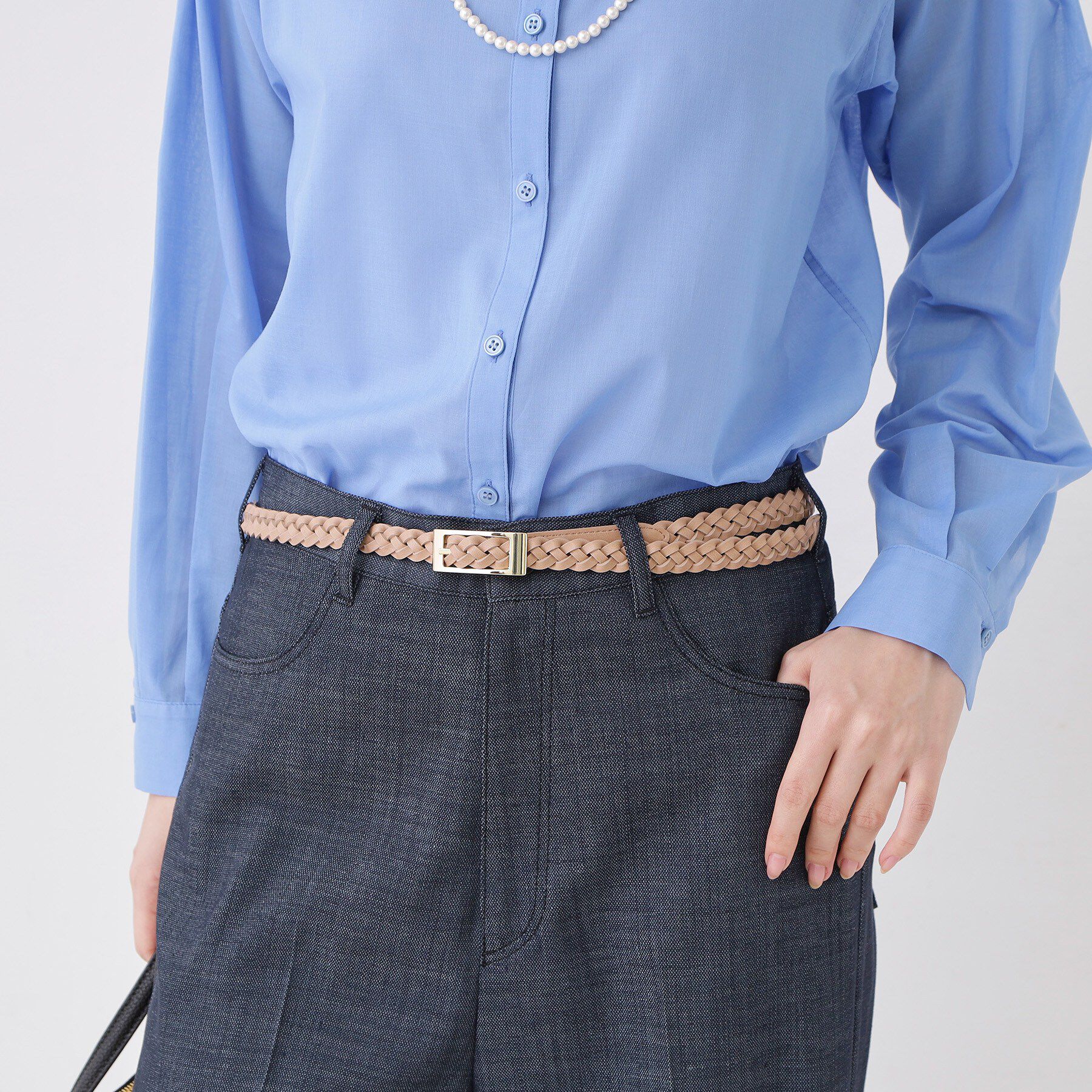 COUP DE CHANCE「【リバーシブル／日本製】メッシュベルト」|ベルト|