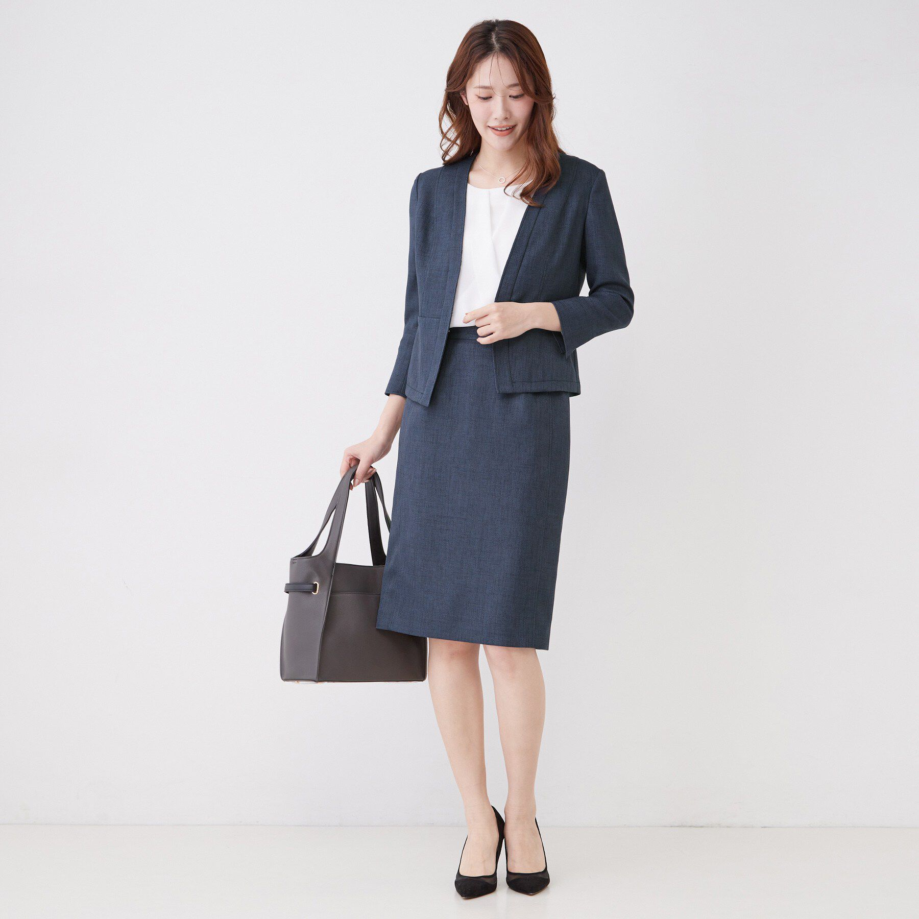 COUP DE CHANCE「【手洗い可／日本製／セットアップ可】リネンライク タイトスカート」|スカート|