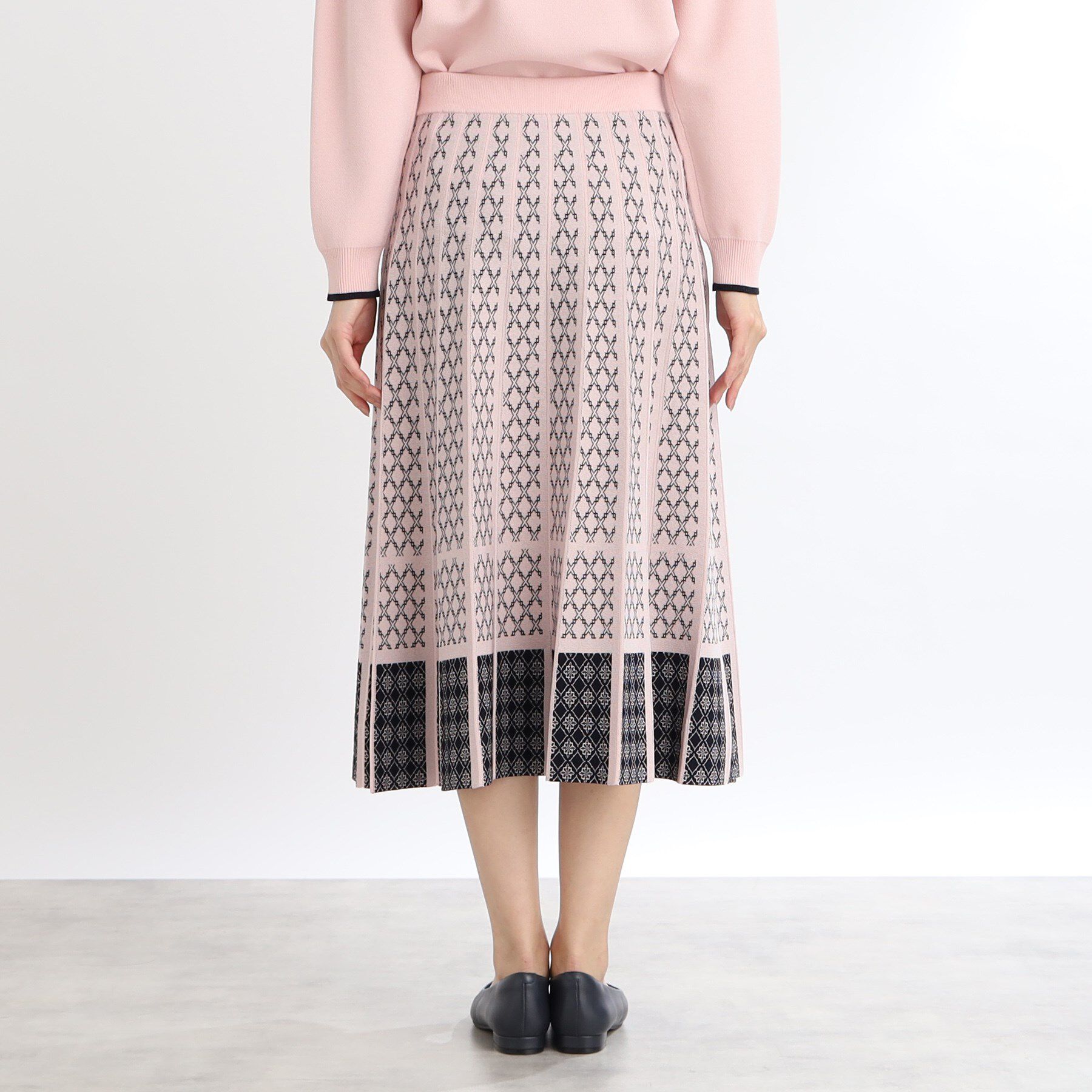 Reflect「【WEB限定カラーあり／ウエスト紐調節／セットアップ可】ジャカードスカート」|スカート|