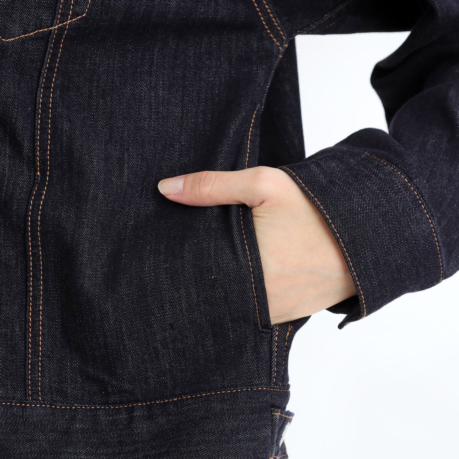 Reflect「【手洗い可】スタンダードデニムジャケット」|デニムジャケット|