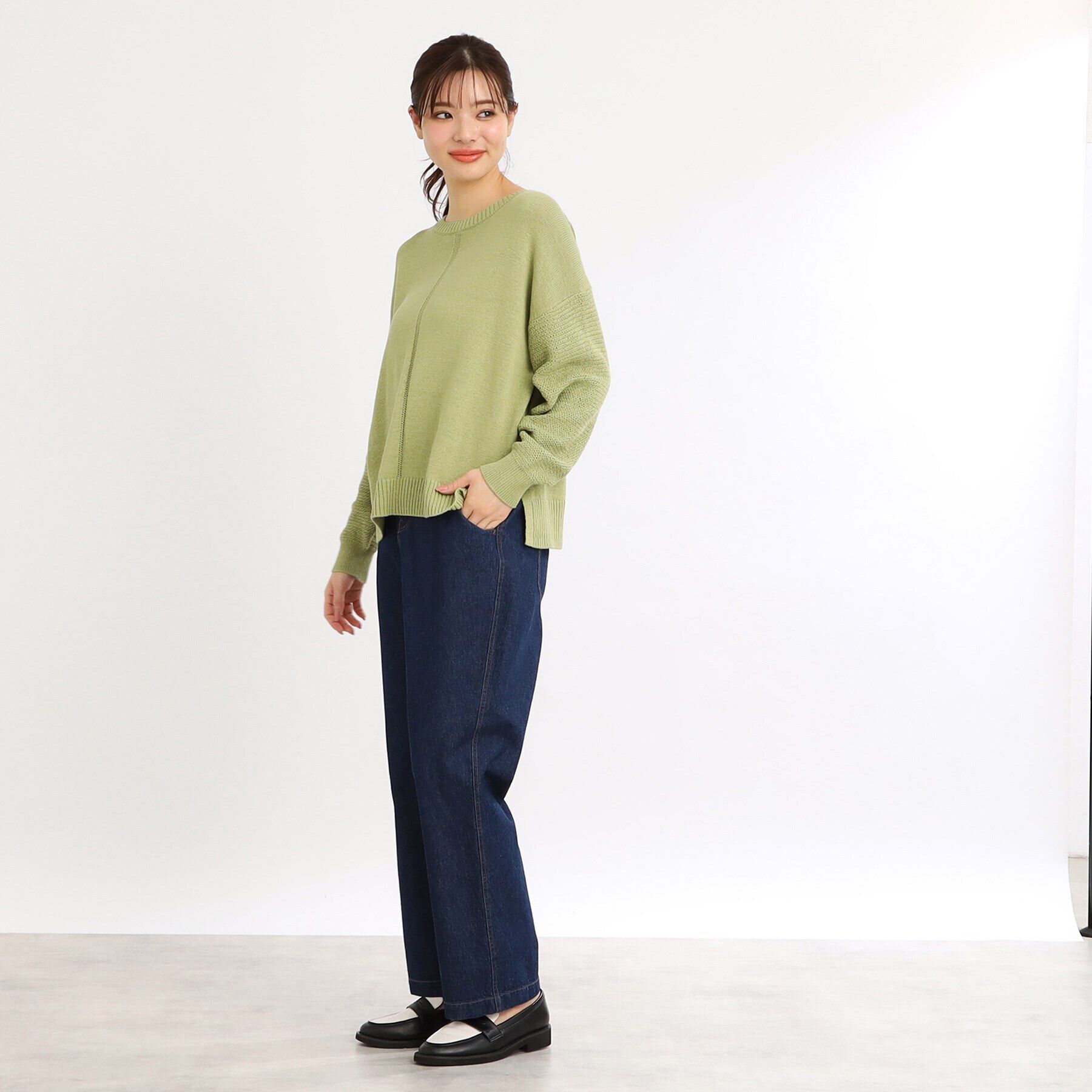 Reflect「【E‐QUALITY／手洗い可】ドライタッチニット」|ニット・セーター|