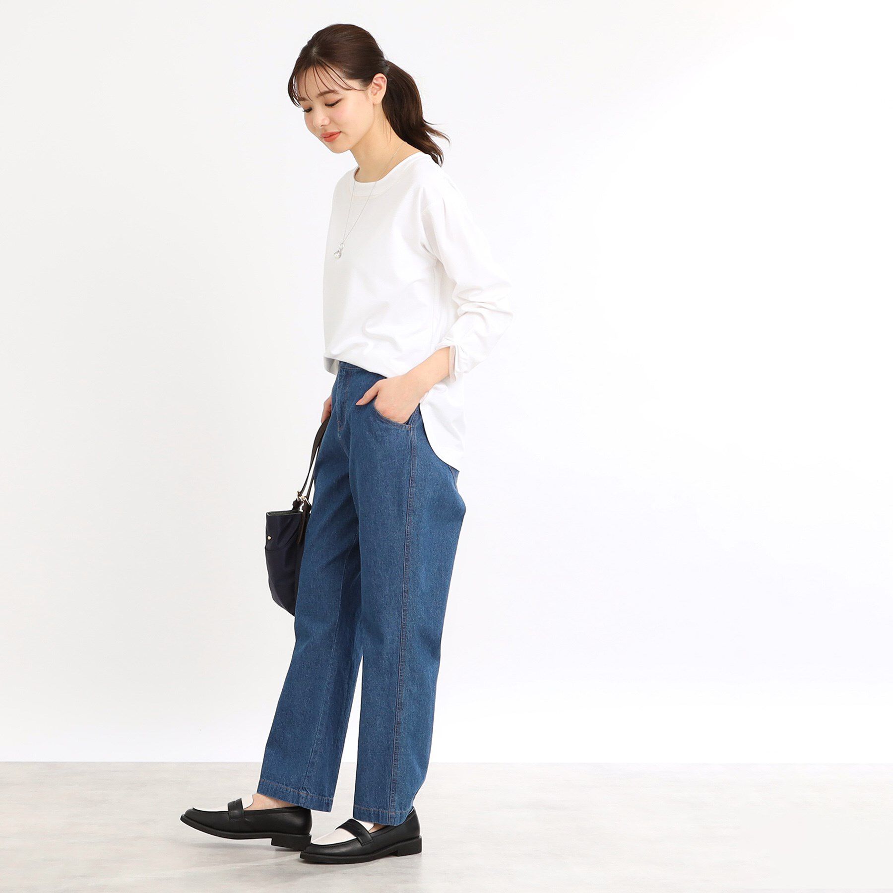 Reflect「【E‐QUALITY／手洗い可】チュールディティールプルオーバー」|Tシャツ・カットソー|