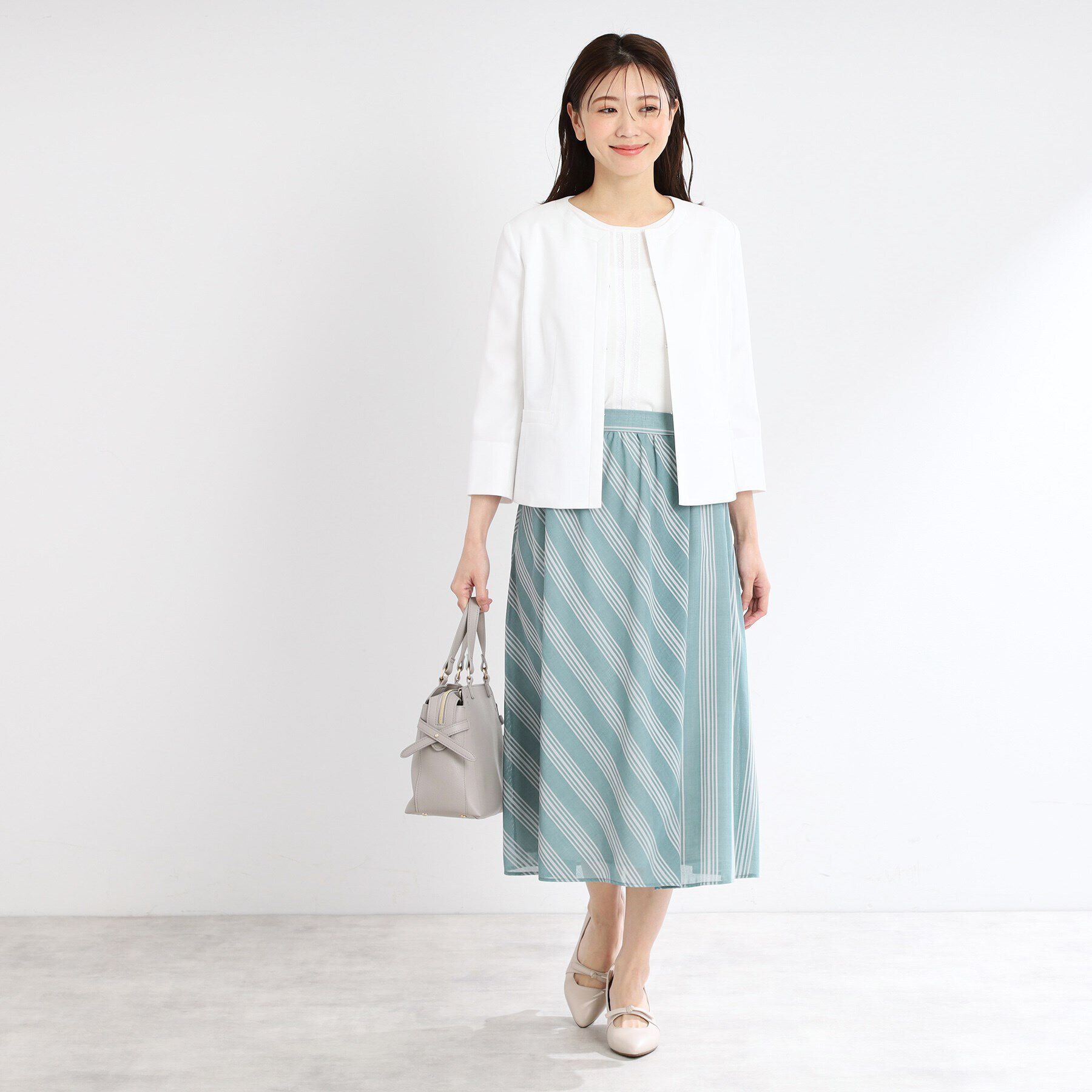 Reflect「【夏SALE／UVカット／接触冷感／洗える／セットアップ可】ドライタッチジャケット」|ノーカラージャケット|