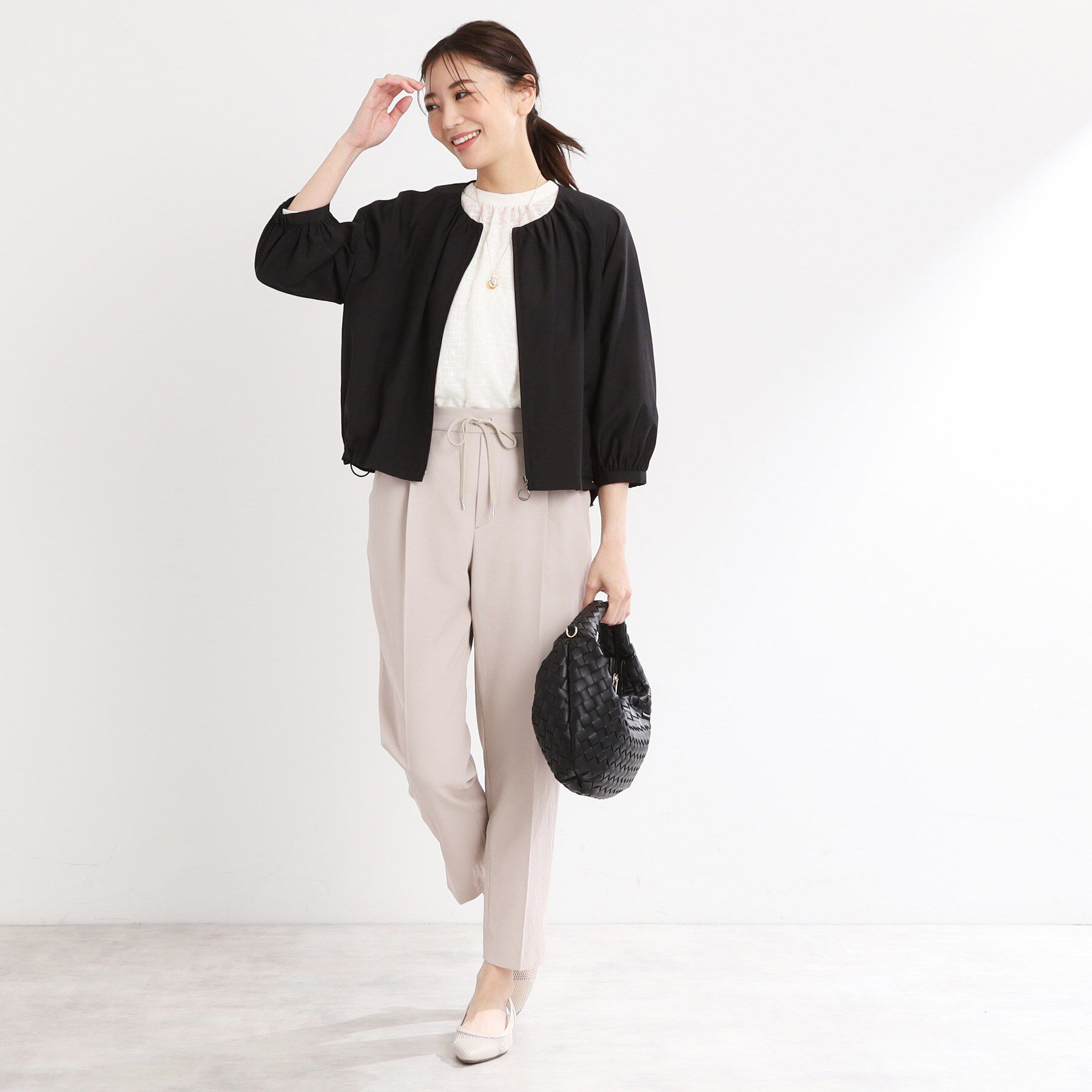 Reflect「【撥水／洗える／セットアップ可】エアリージップアップブルゾン」|ブルゾン・スタジャン|