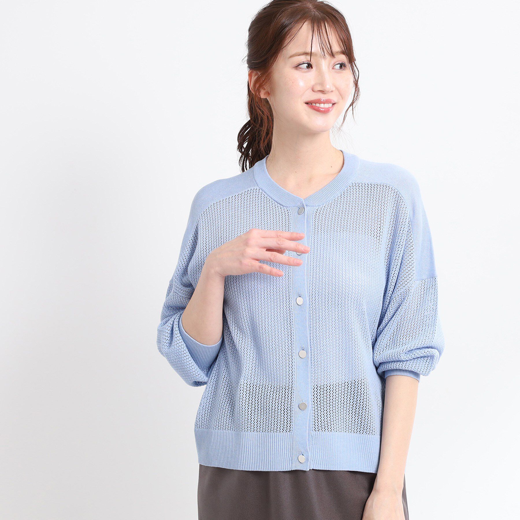 Reflect「【E‐QUALITY／手洗い可】ドライタッチカーディガン」|カーディガン|