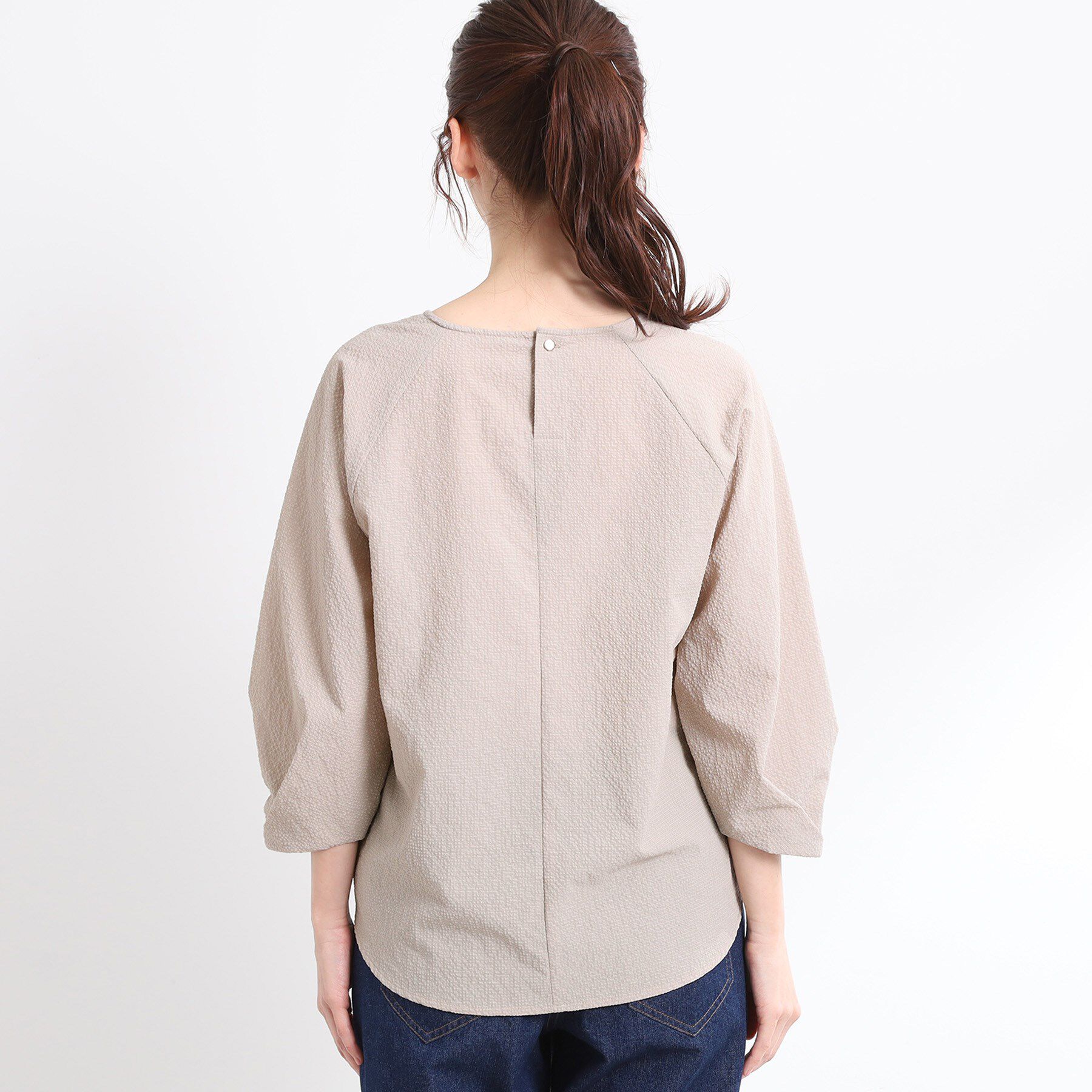 Reflect「【夏SALE／E‐QUALITY／手洗い可】デザインスリーブブラウス」|シャツ・ブラウス|