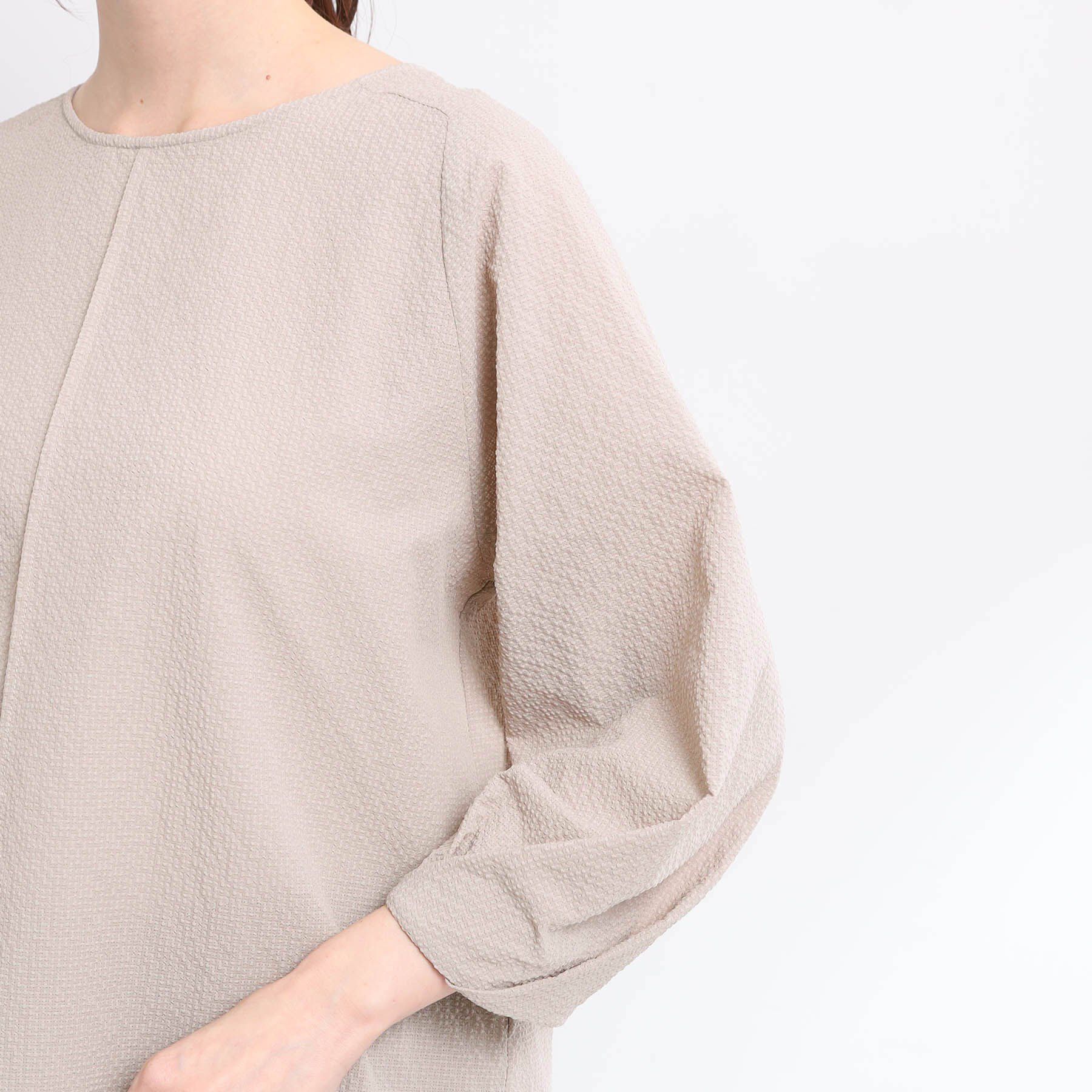 Reflect「【夏SALE／E‐QUALITY／手洗い可】デザインスリーブブラウス」|シャツ・ブラウス|