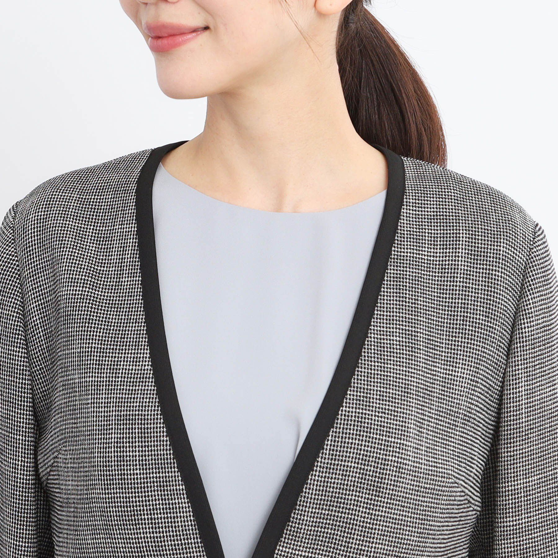 Reflect「【夏SALE／R‐QUALITY／手洗い可】パイピングジャケット」|ノーカラージャケット|