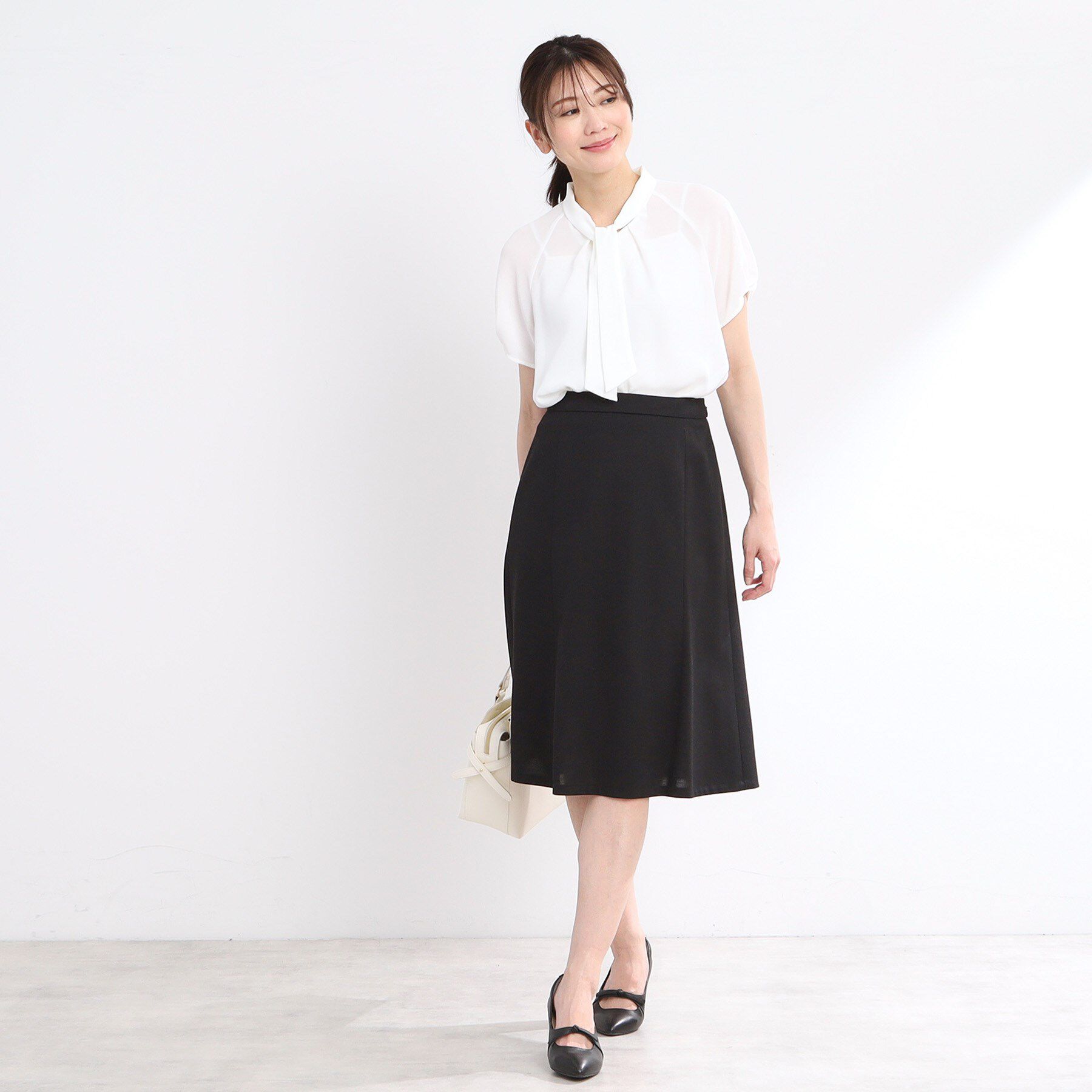 Reflect「【匠シリーズ／洗える】匠ソフトフレアスカート」|スカート|