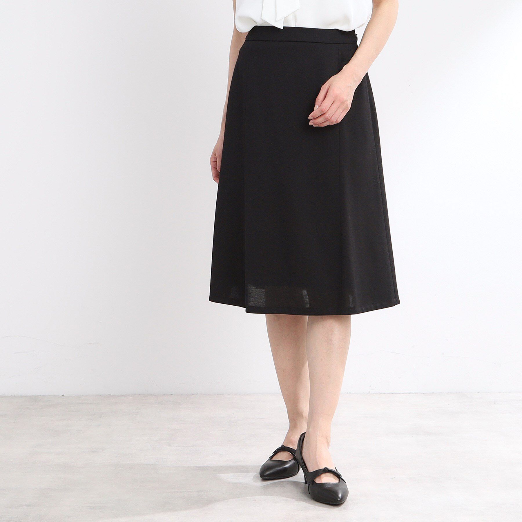 Reflect「【匠シリーズ／洗える】匠ソフトフレアスカート」|スカート|