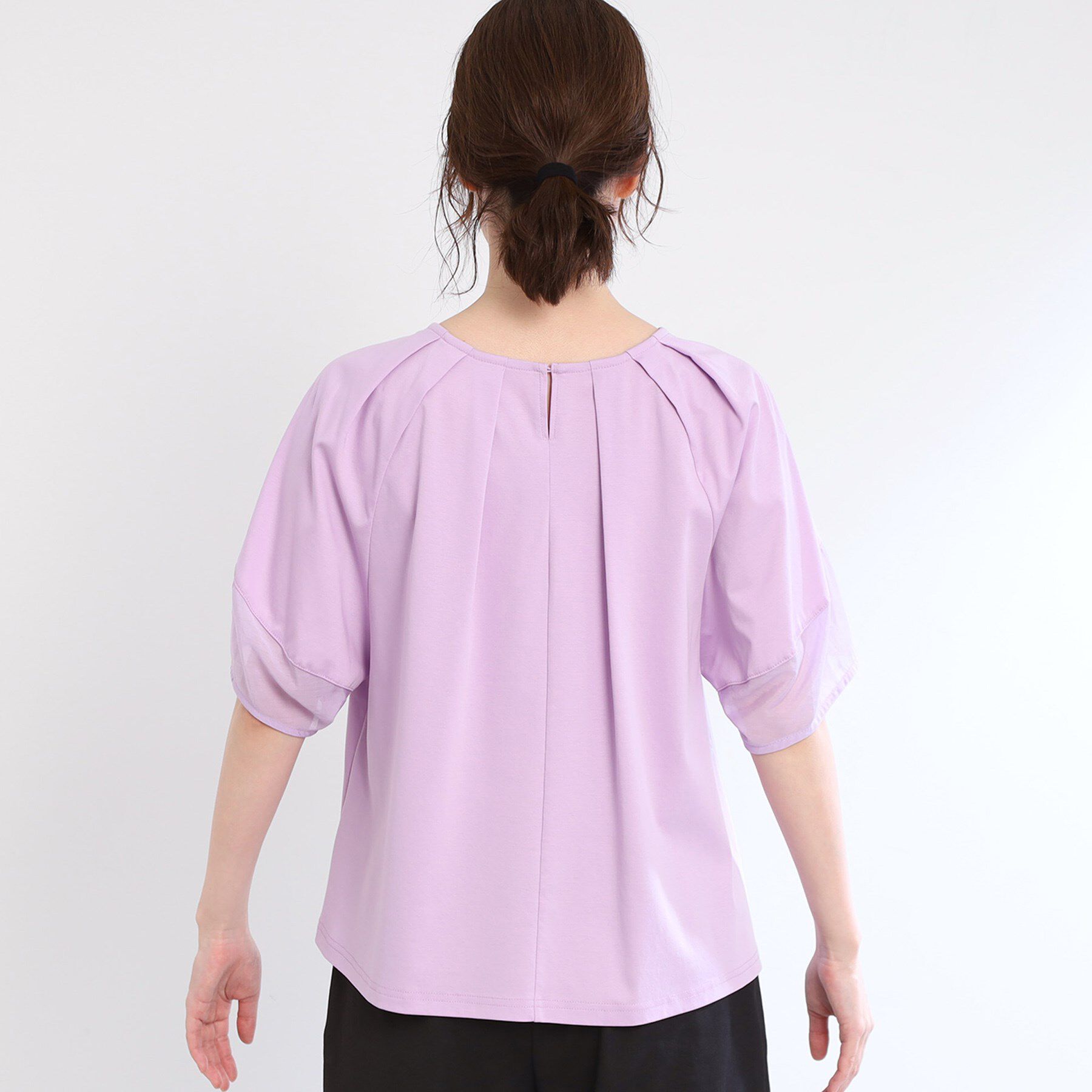 Reflect「【夏SALE／E‐QUALITY／手洗い可】シアーラグランプルオーバー」|Tシャツ・カットソー|