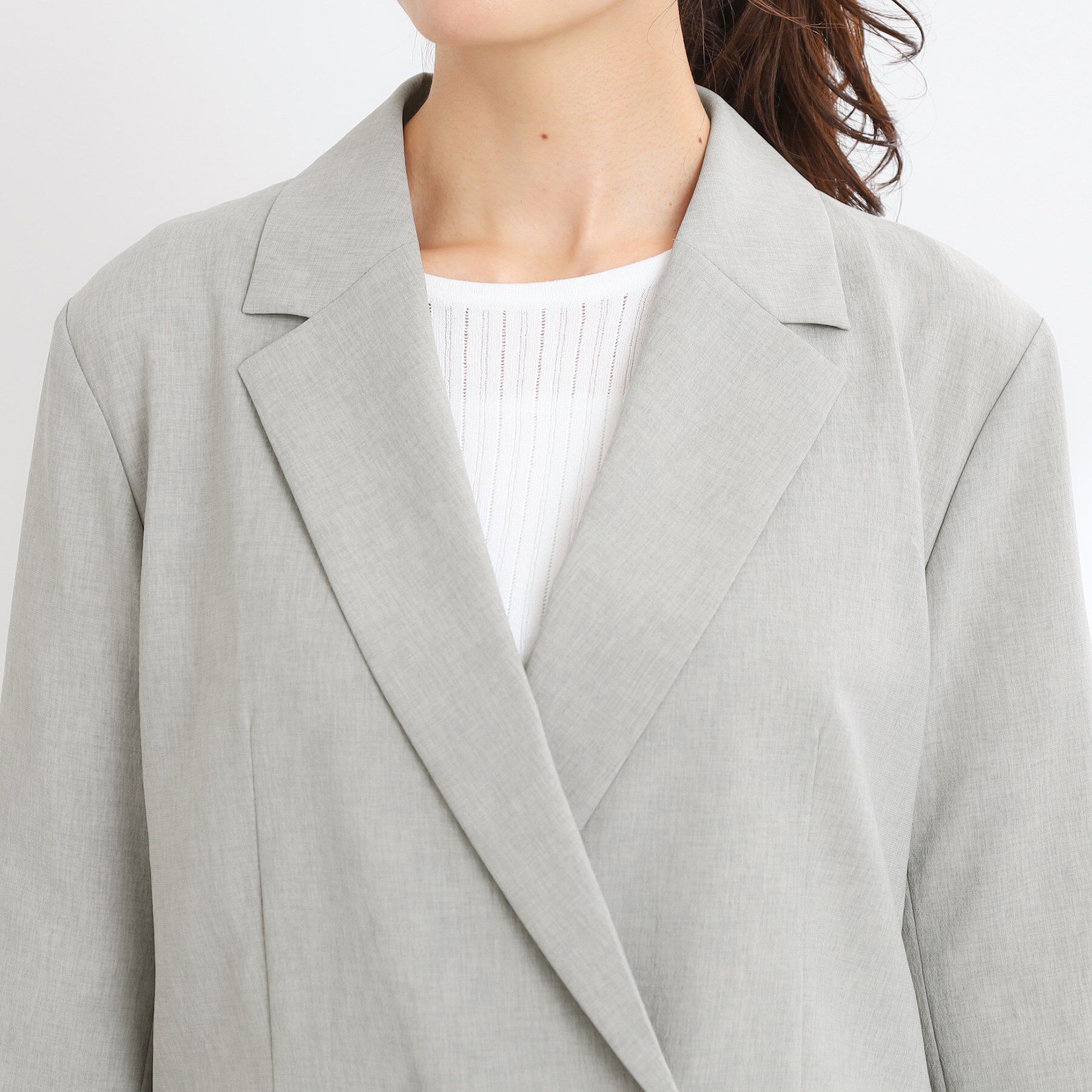 Reflect「【マシンウォッシュ可／セットアップ可／通勤におすすめ】ドライタッチダブルジャケット」|テーラードジャケット|