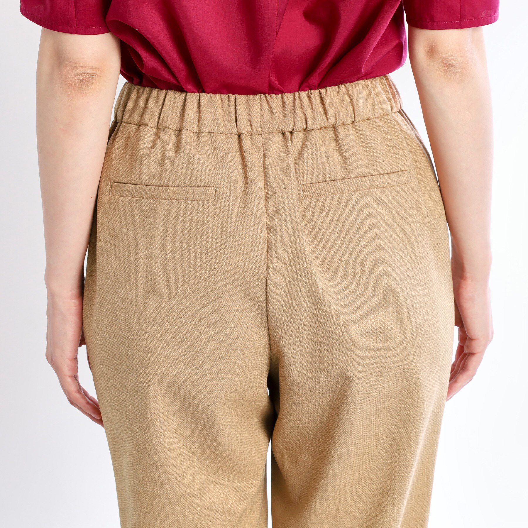 Reflect「【マシンウォッシュ可／ウエストゴム仕様】キレイめリラクシーパンツ」|その他|