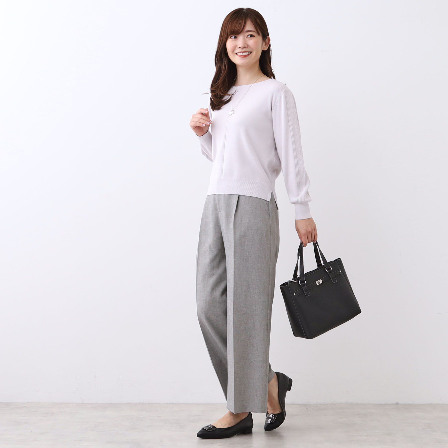 Reflect「【単品使いOK◎／セットアップ可】リラクシーメランジワイドパンツ」|その他|