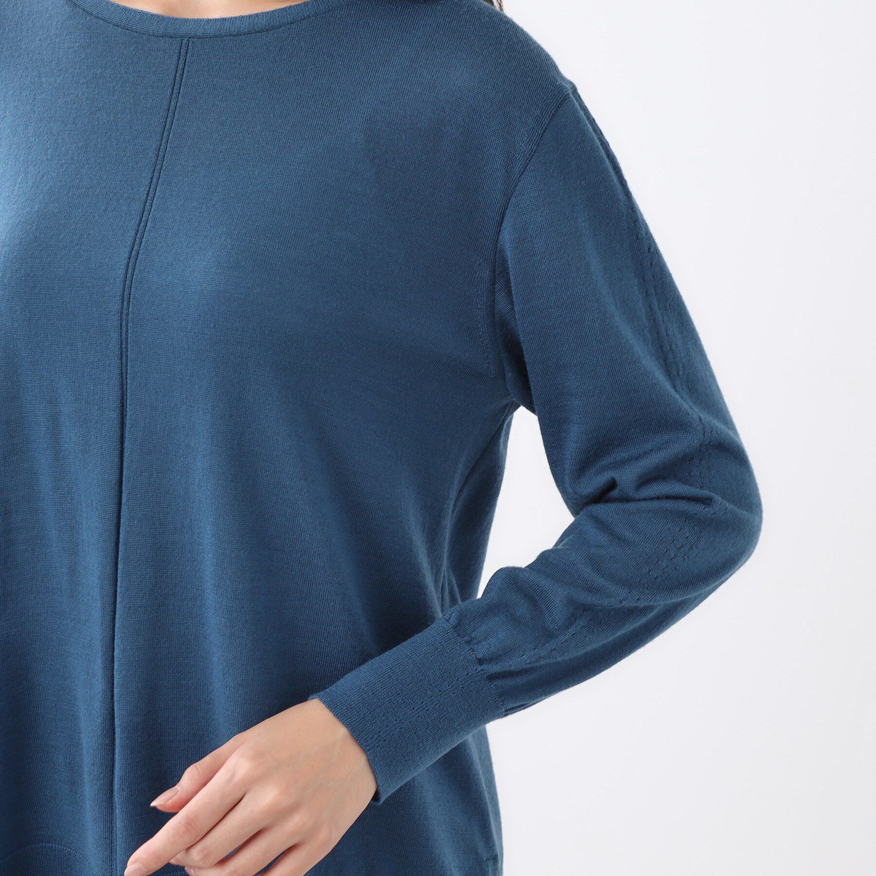 Reflect「【ちくちくしない／アンサンブル可／通勤におすすめ◎】オフボディニット」|ニット・セーター|