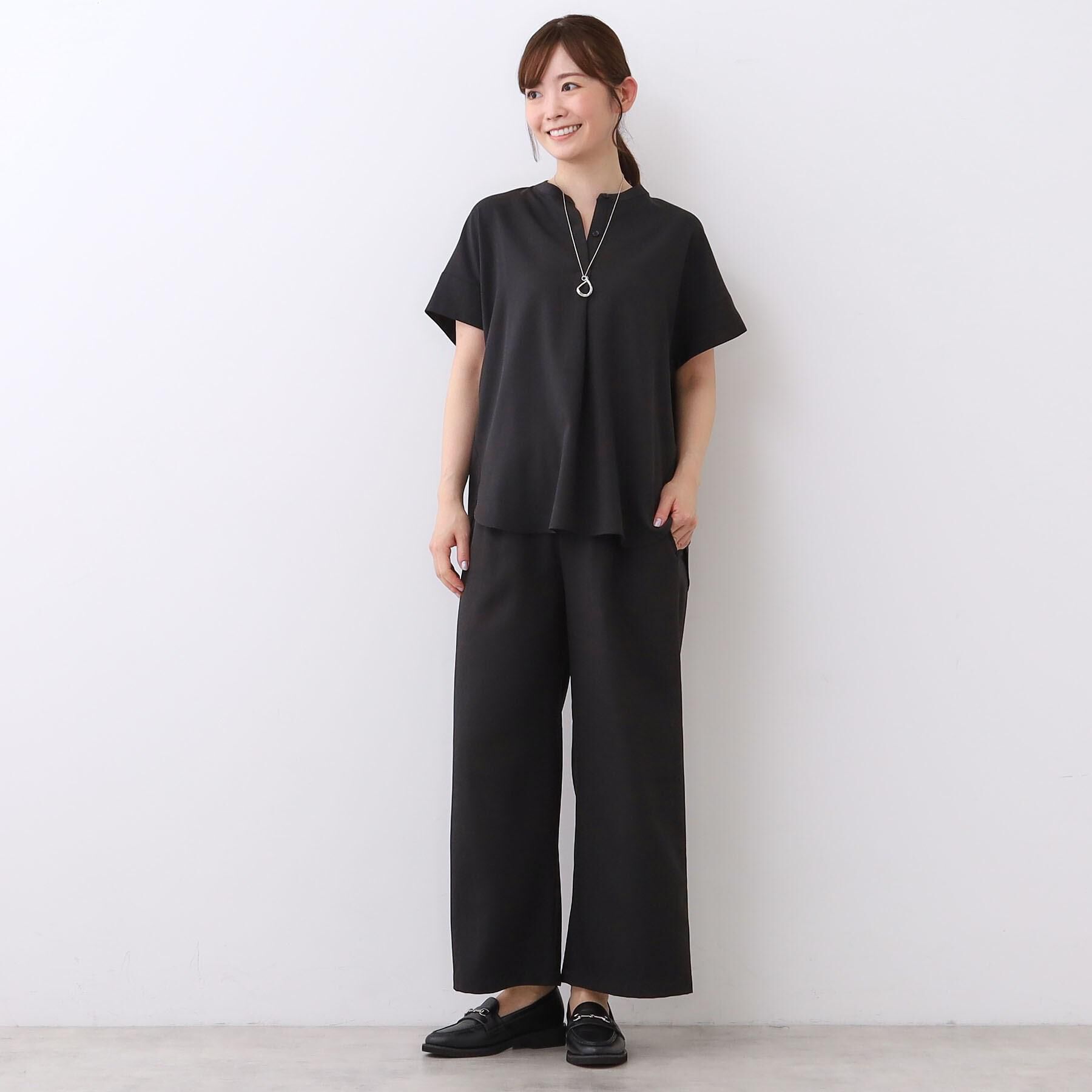 Reflect「【E‐QUALITY／ウエスト総ゴム／セットアップ／単品使いOK◎】ブラウス＋ストレートパンツセット」|スーツ|