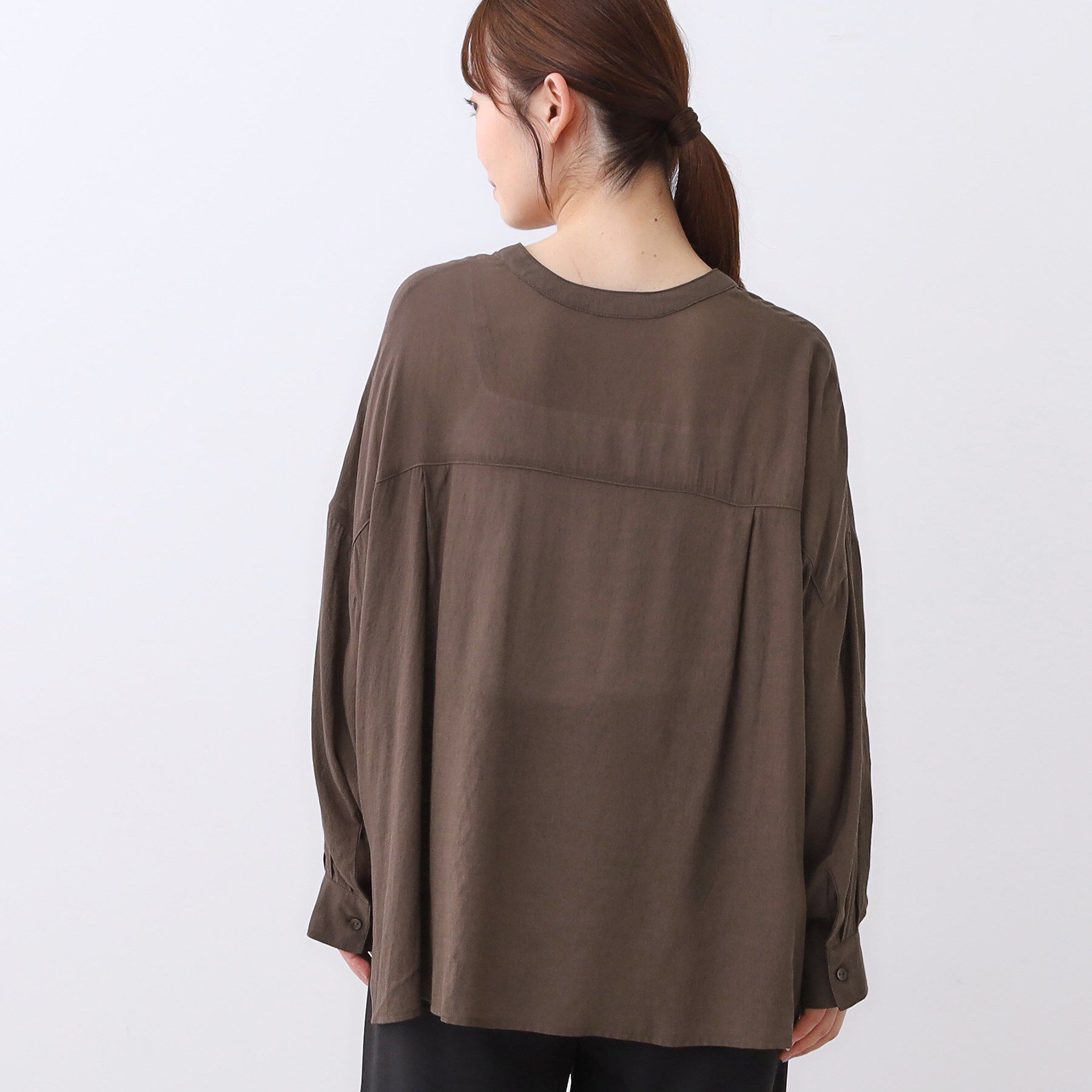 Reflect「【体型カバー】シャツ風カーディガン」|シャツ・ブラウス|