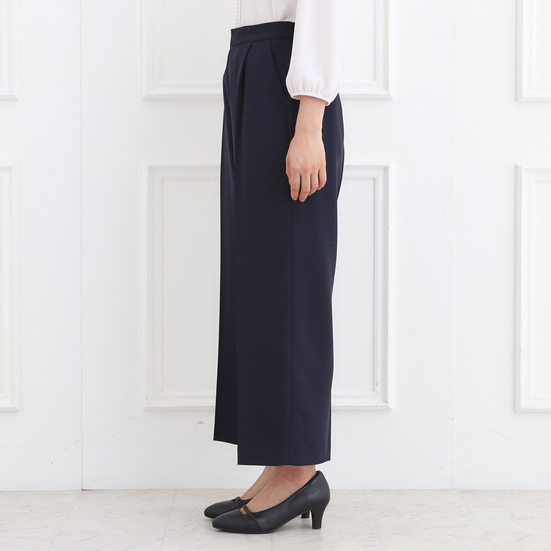 Reflect「【お仕事に◎／セットアップ可】タック入りワイドパンツ」|その他|