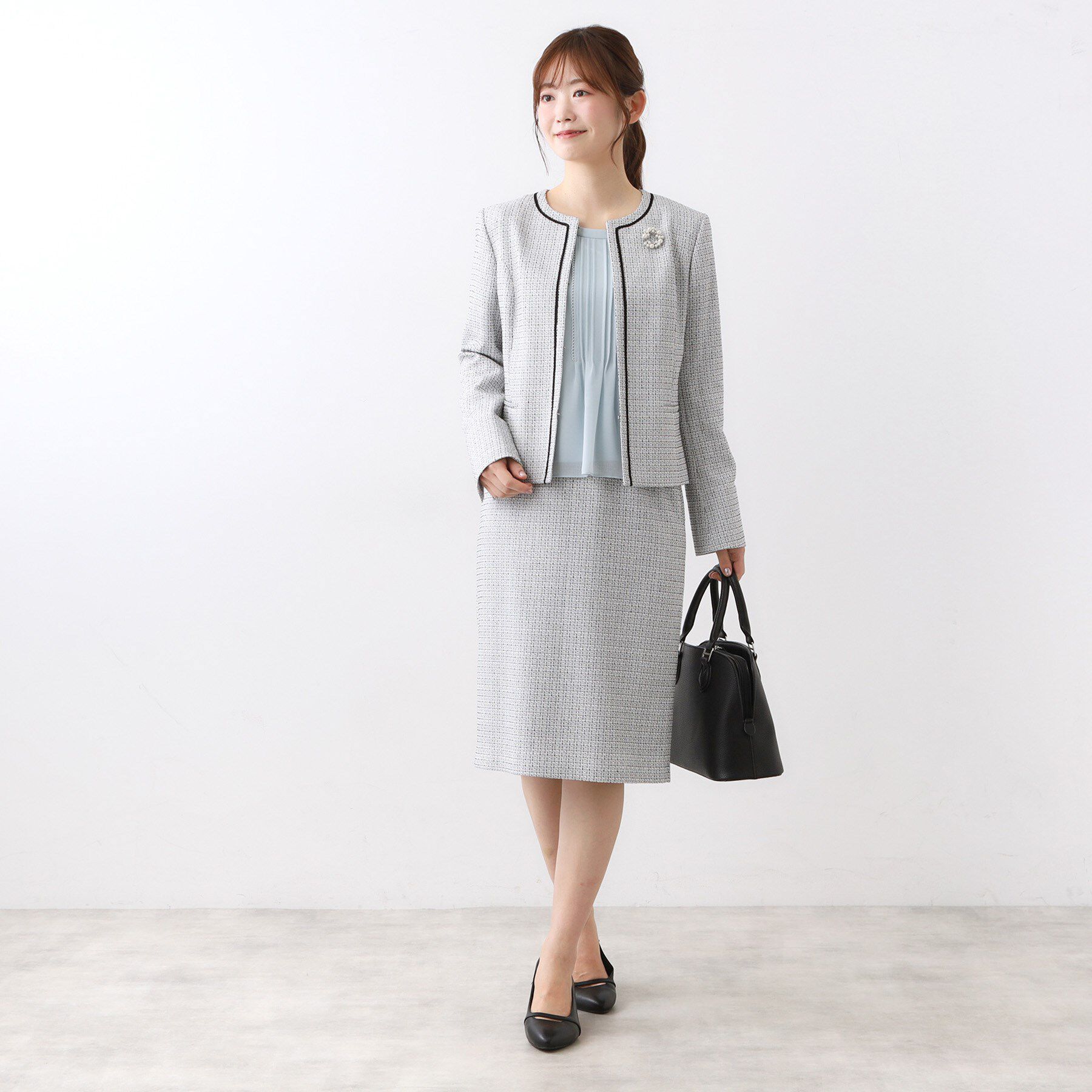 Reflect「【フォーマル／入卒／セットアップ可】ツイードスカート」|スカート|