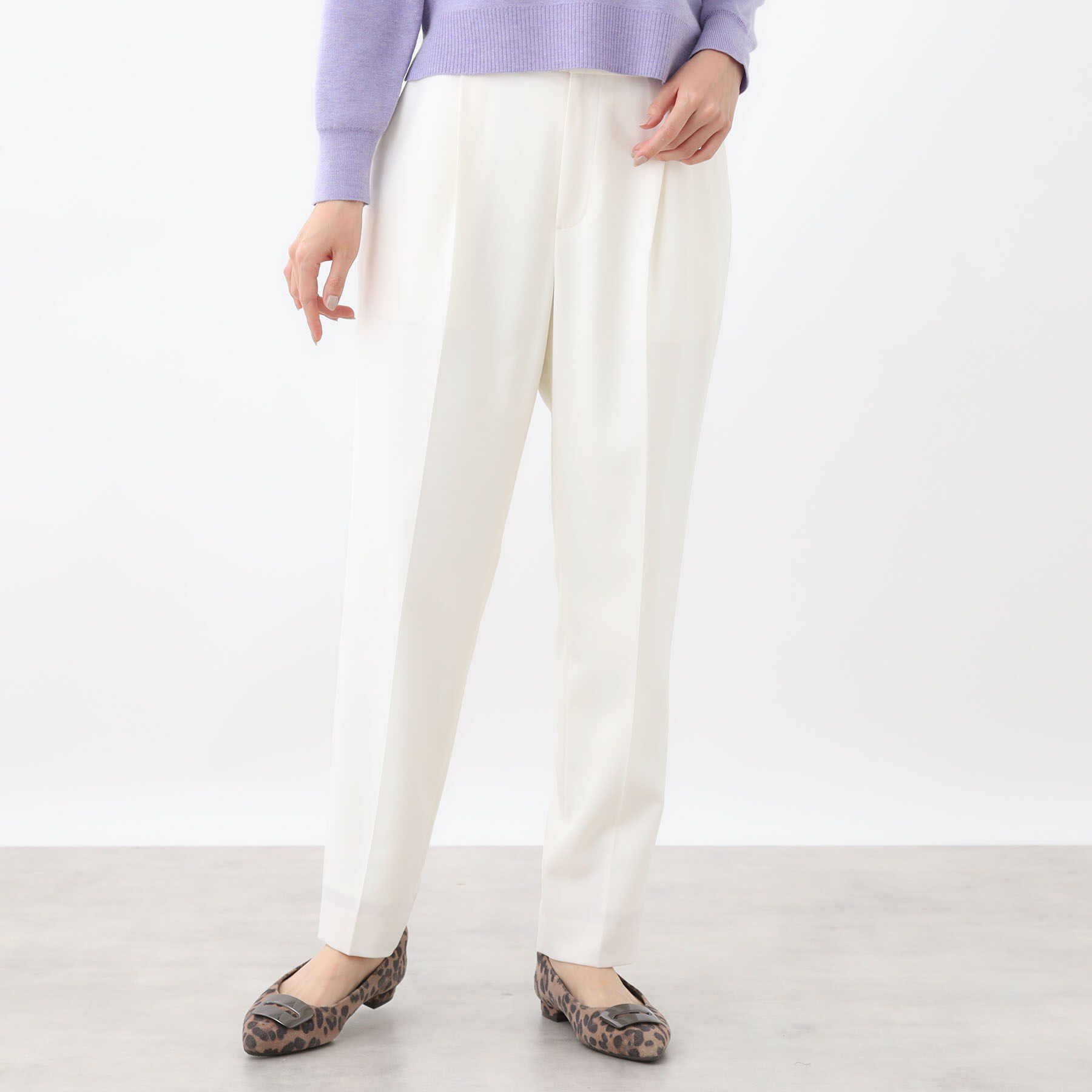 Reflect「【腰周りすっきり◎】センタープレス入りテーパードパンツ」|その他|