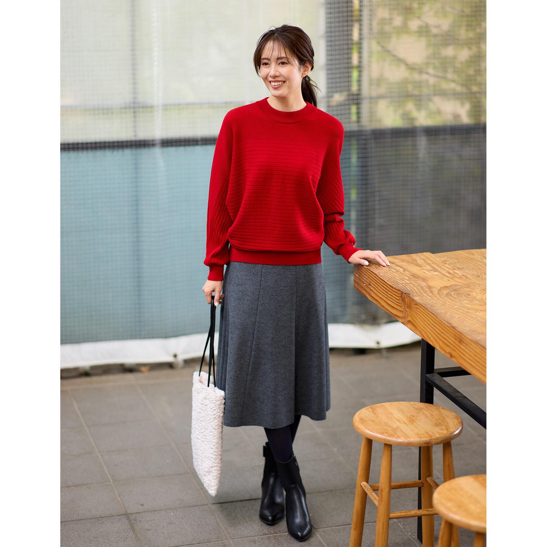 Reflect「【選べる5色◎】フレアフリュイドスカート」|スカート|