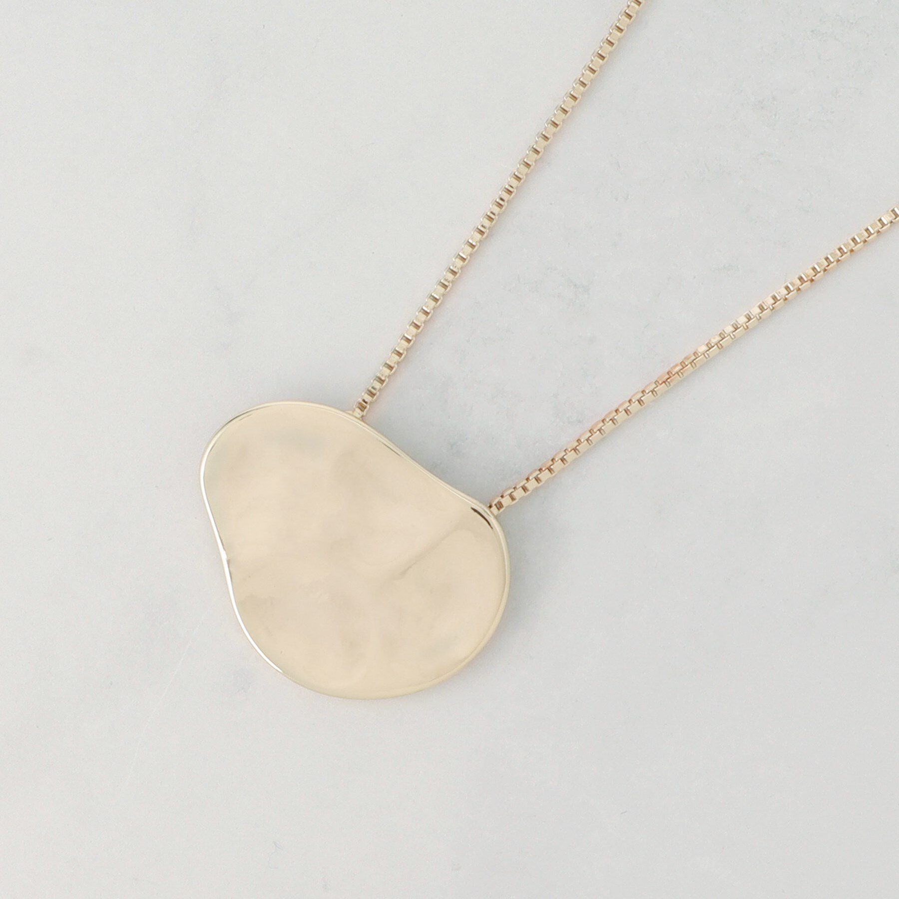 Reflect「メタルプレートロングネックレス」|ネックレス|ゴールド(007)