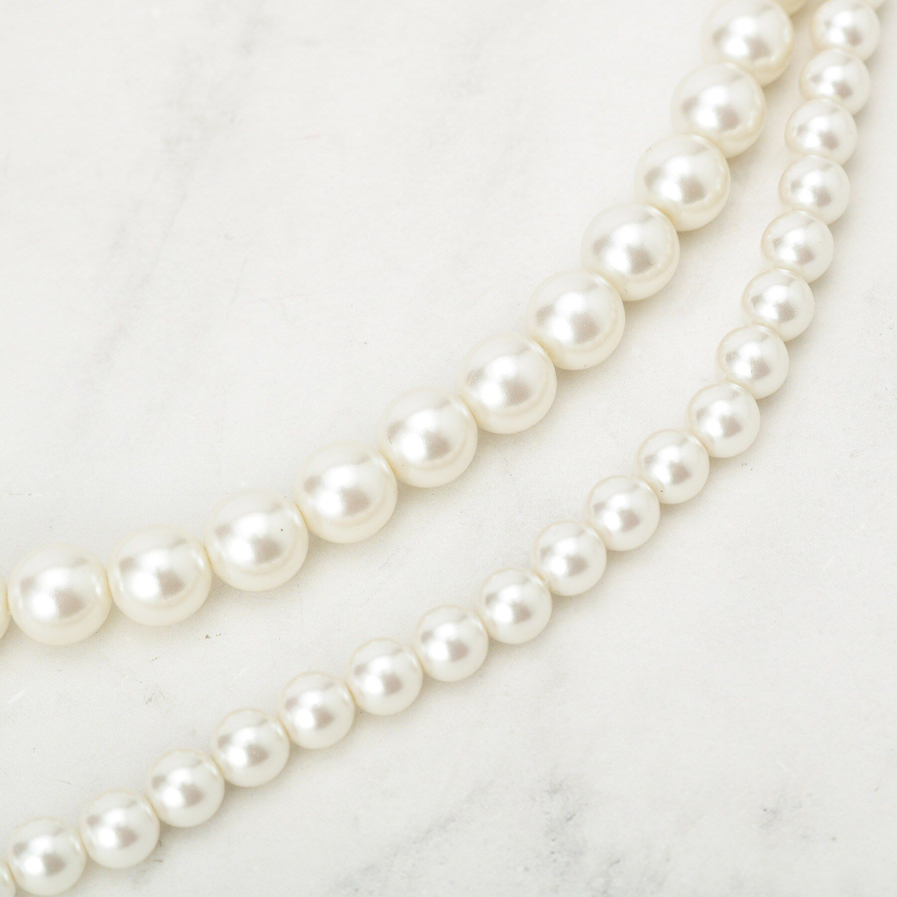 Reflect「【フォーマル／入卒／単品使い可】人工パール2連ネックレス」|ネックレス|