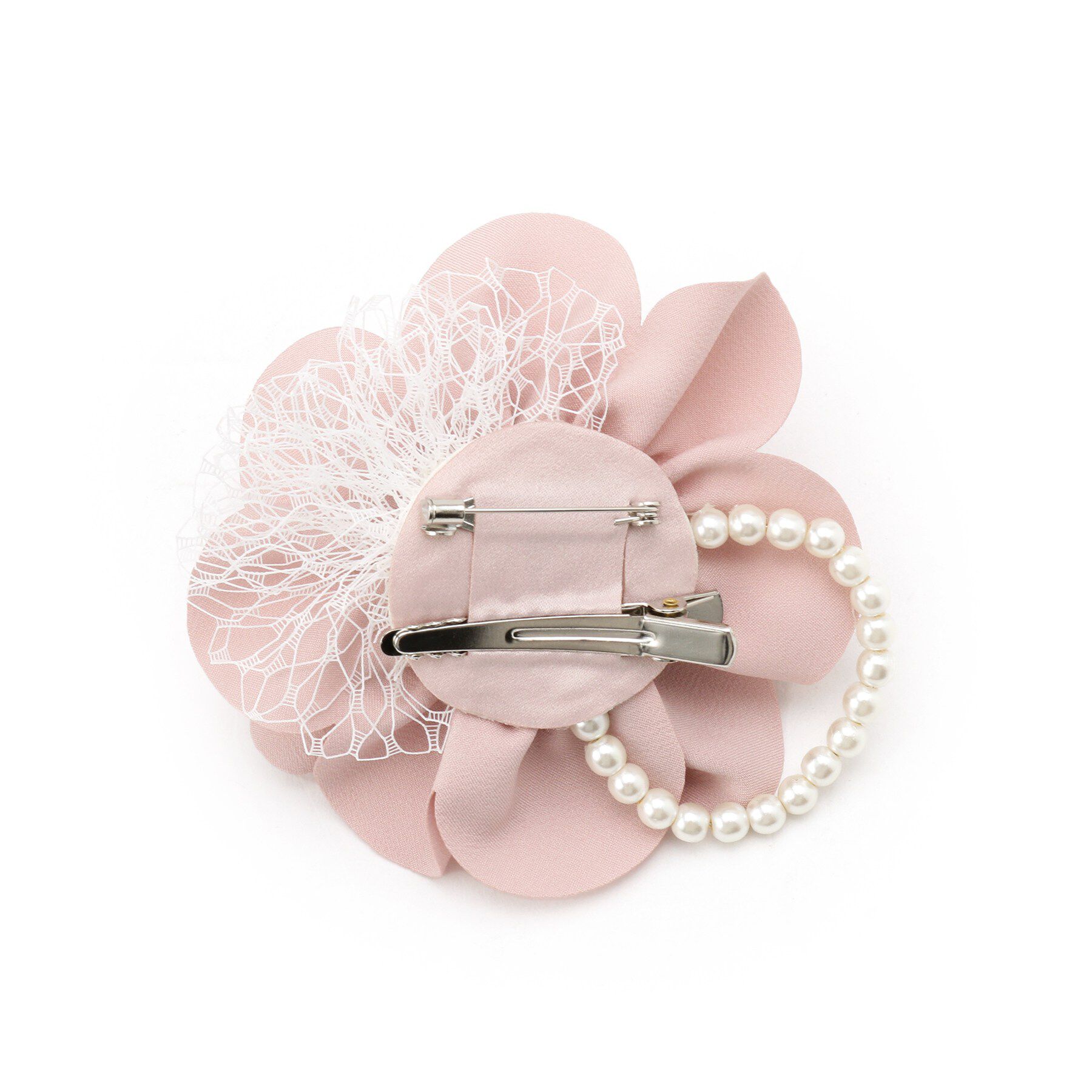 Reflect「【フォーマル／入卒】レースフラワーミニコサージュ」|ブローチ・コサージュ|