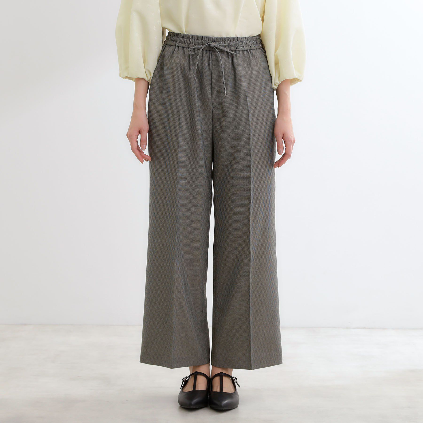 Reflect「【ウエスト総ゴム】チェック柄イージーワイドパンツ」|その他|