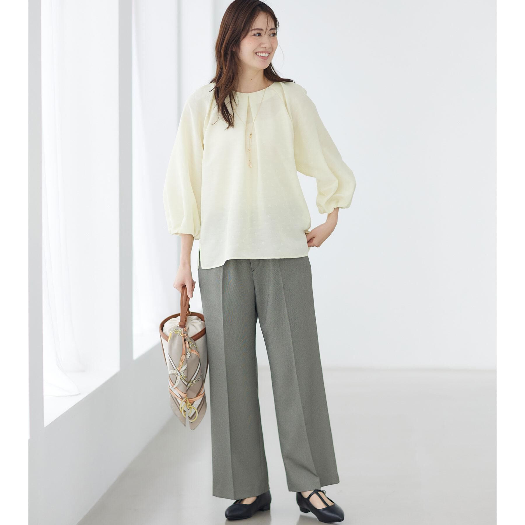 Reflect「【ウエスト総ゴム】チェック柄イージーワイドパンツ」|その他|