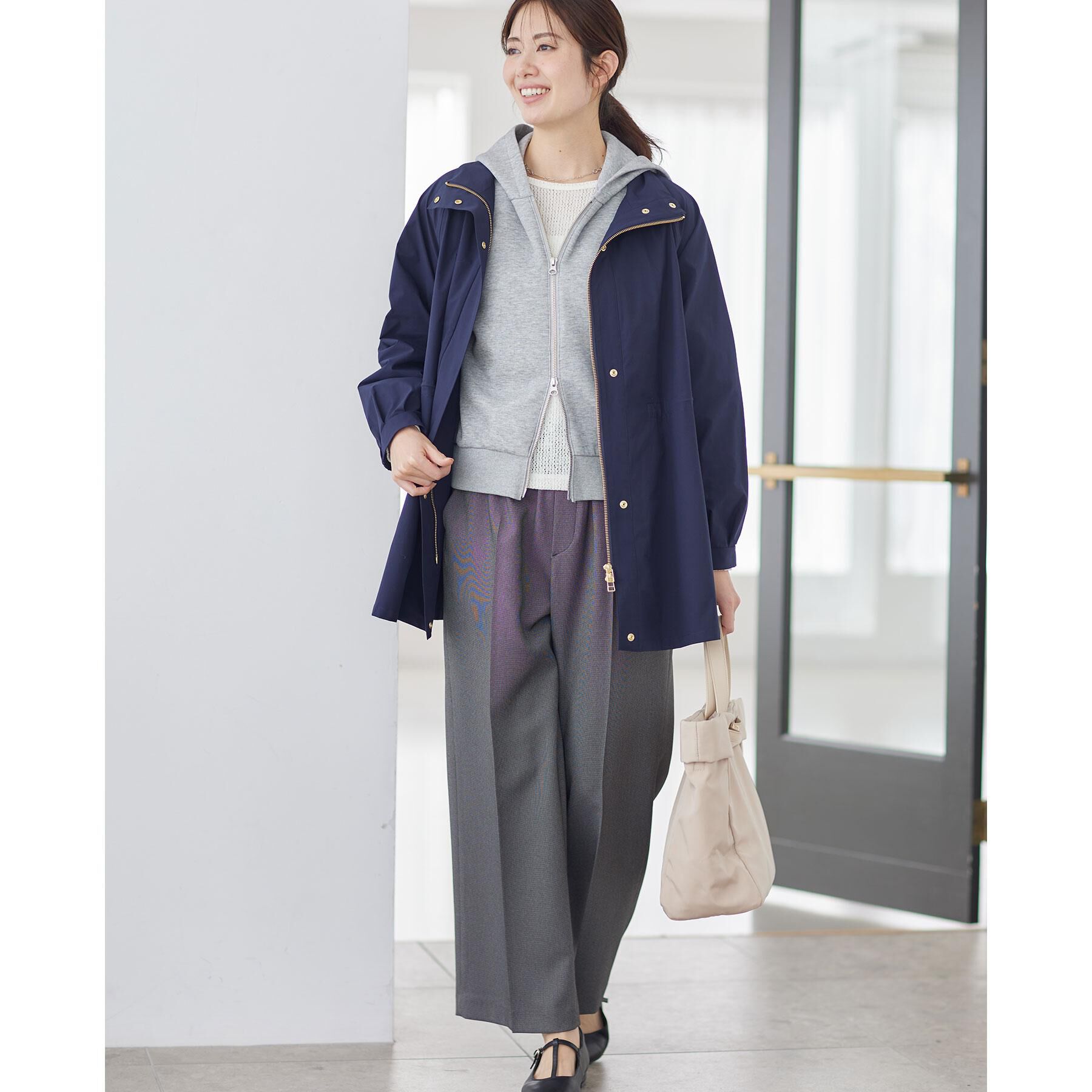 Reflect「ストレッチタフタミドル丈スタンドカラーコート」|その他|