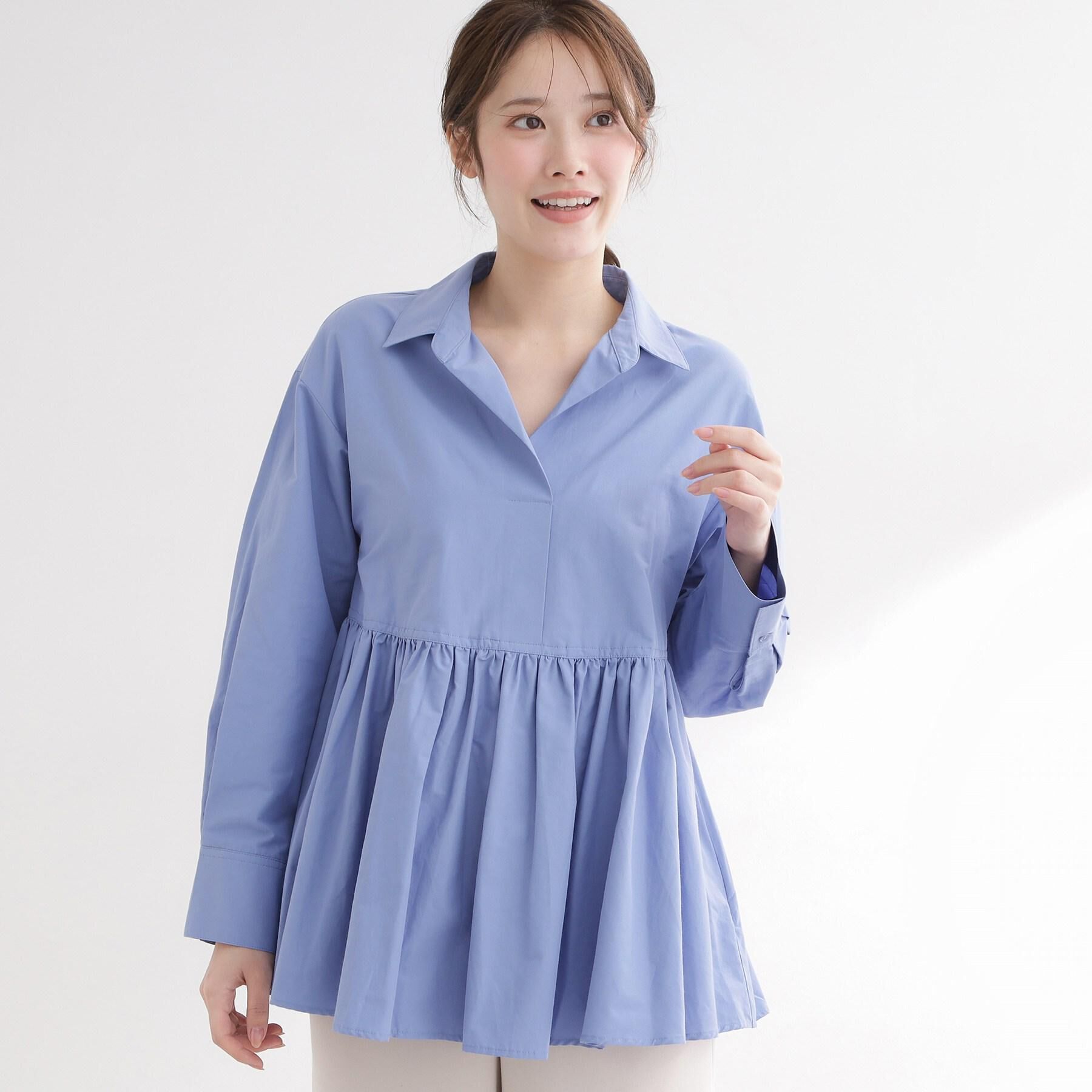 Reflect「【レイヤードにおすすめ◎】ペプラムデザインシャツ」|シャツ・ブラウス|