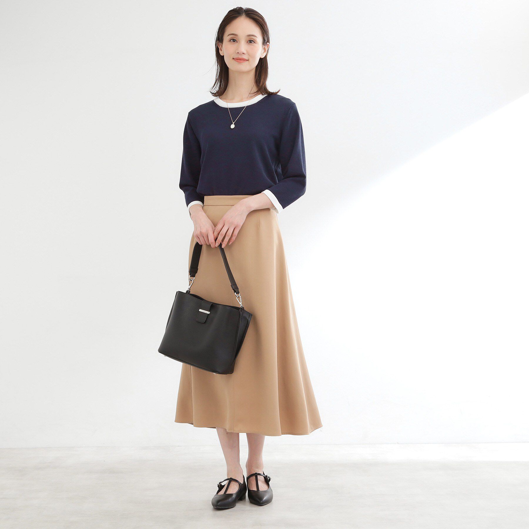 Reflect「【アンサンブル可】バイカラーニット」|ニット・セーター|