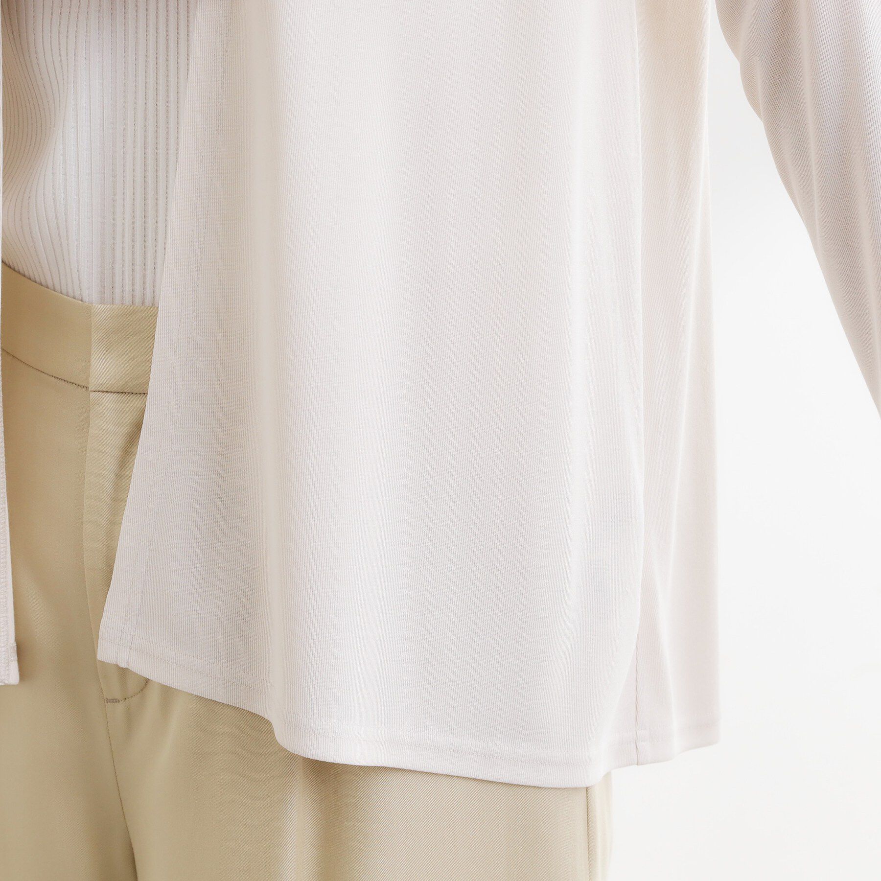 Reflect「【UVカット／接触冷感／日除け・エアコン対策に◎】ジャージカーディガン」|カーディガン|