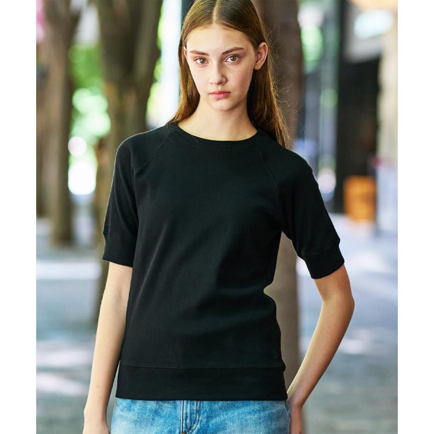 DRESSTERIOR「ラグランハーフスリーブプルオーバー」|Tシャツ・カットソー|