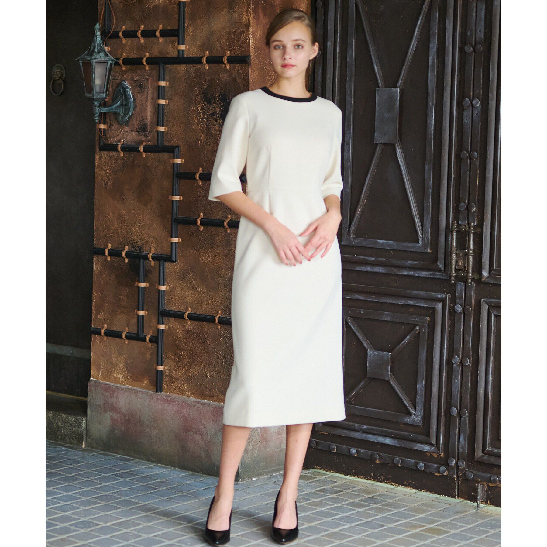 DRESSTERIOR「【セットアップ可】バイカラーワンピース」|ワンピース|