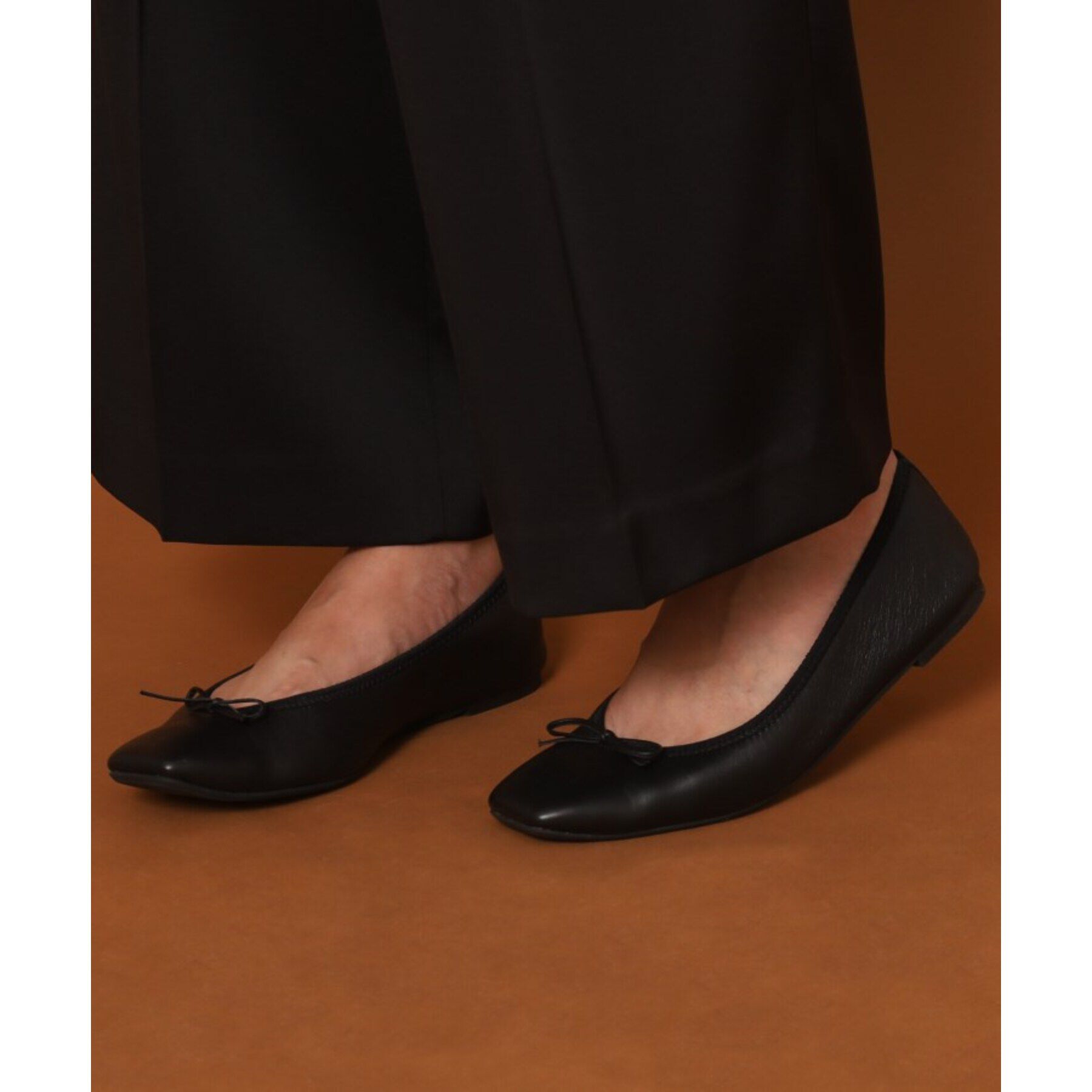 DRESSTERIOR「ソフトレザーバレエシューズ」|その他|ブラック(019)