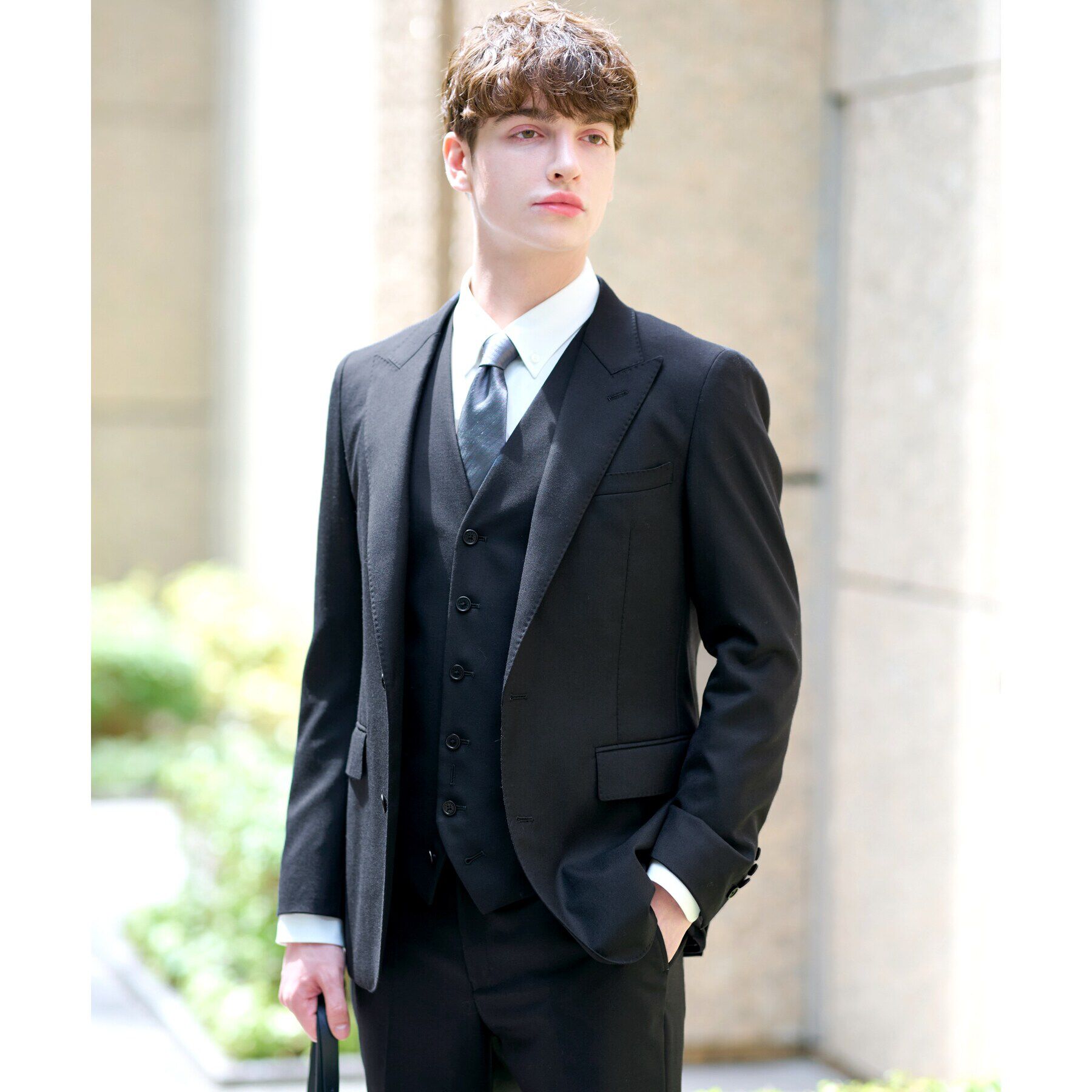 DRESSTERIOR「【セットアップ可】Super100&rsquo;s スリーピース SET UP ジャケット」|テーラードジャケット|