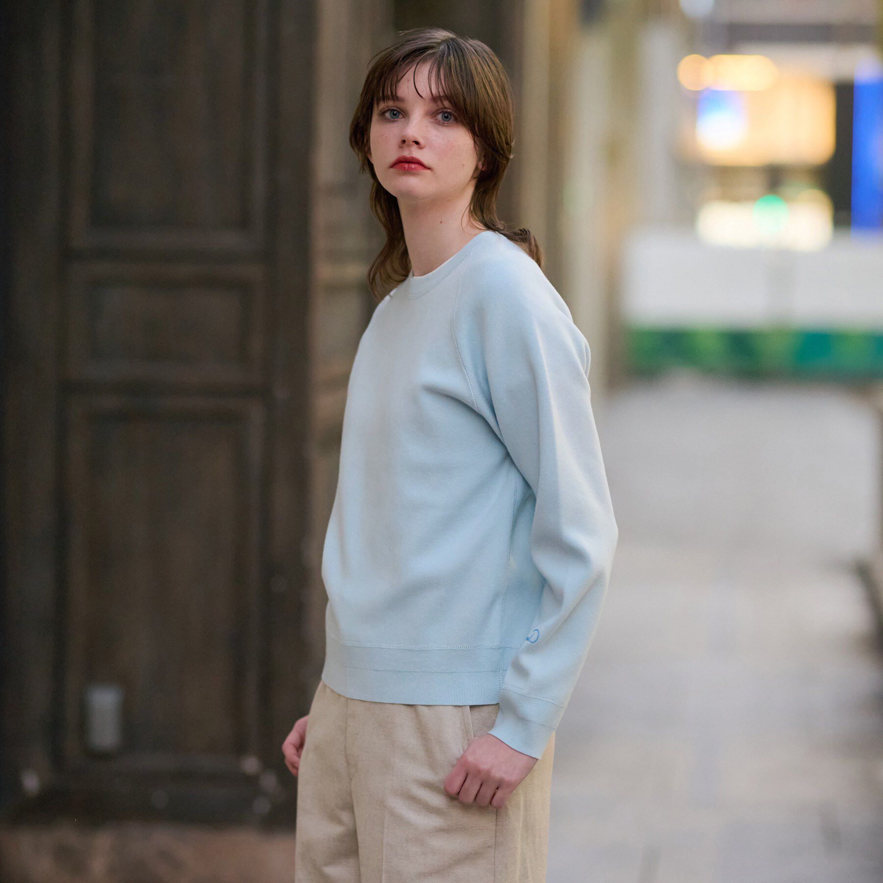 DRESSTERIOR「【洗える】ウォッシャブル コットンカシミヤ混ニット」|ニット・セーター|