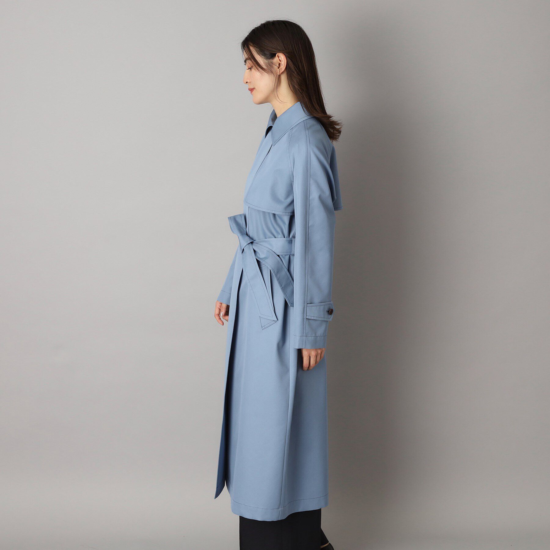 DRESSTERIOR「【ウォッシャブル/美シルエット】ライトトレンチコート」|トレンチコート|