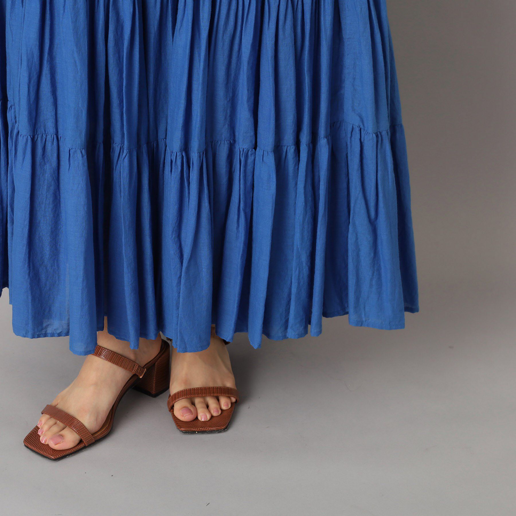 DRESSTERIOR「洗える/コットンボイルティアードスカート」|スカート|