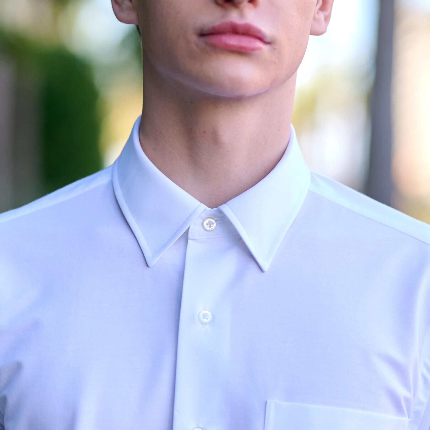 DRESSTERIOR「46Gジャージ レギュラーカラードレスシャツ」|シャツ・ブラウス|