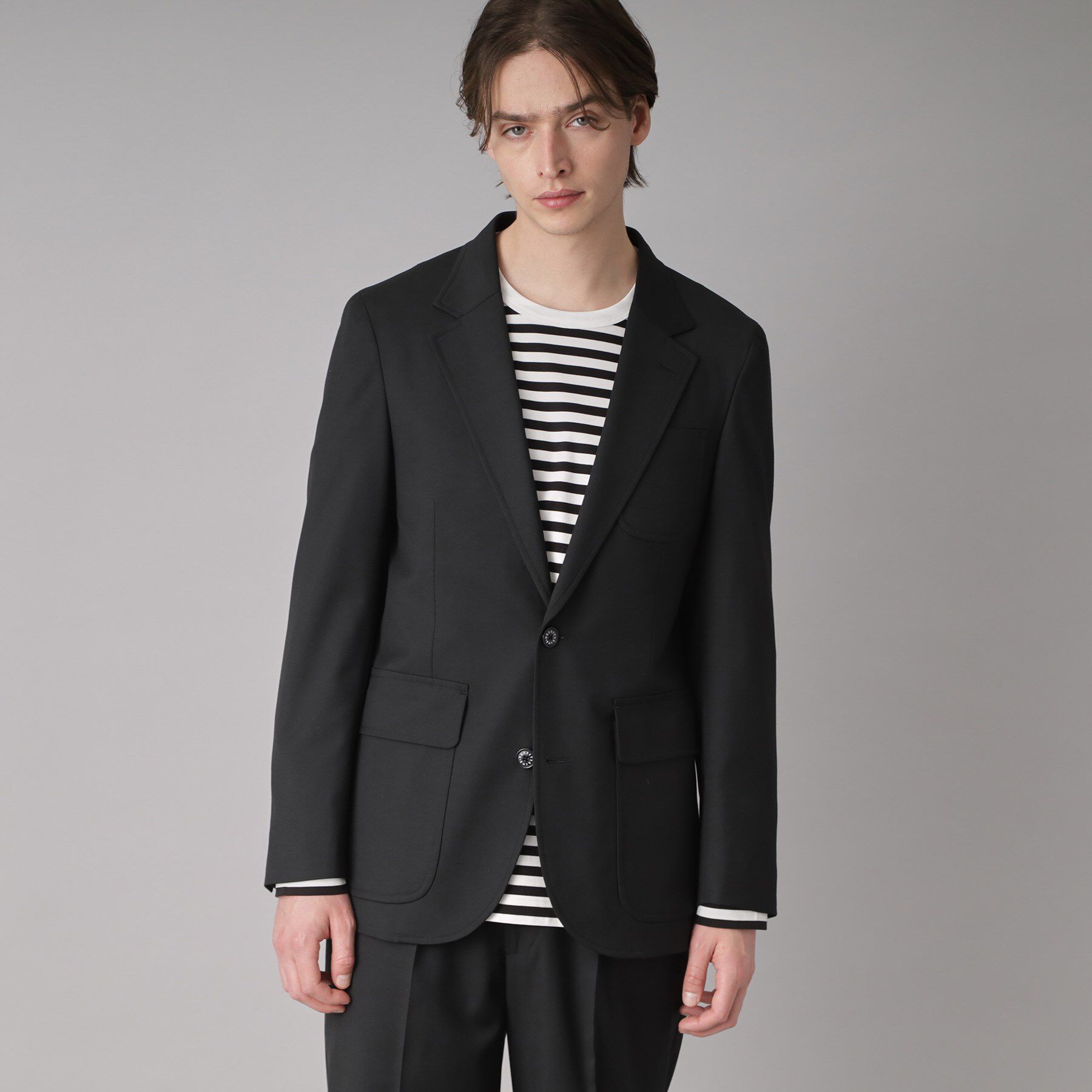 DRESSTERIOR「ウールブレンド コンフォータブルジャケット」|テーラードジャケット|